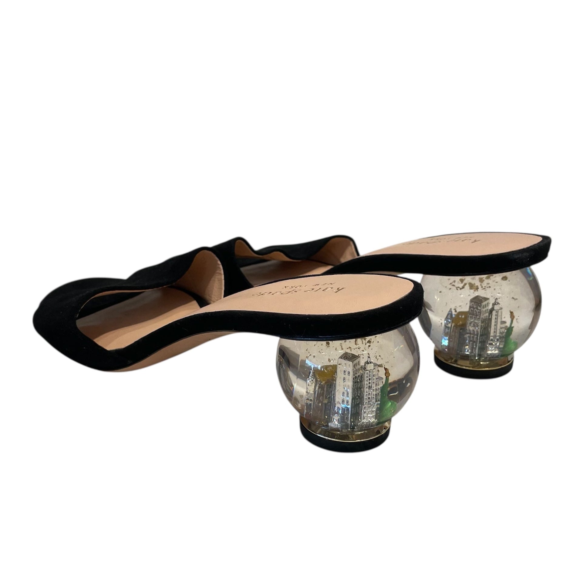 kate spade new york/Heels/US 6.5/Suede/BLK/ view 2