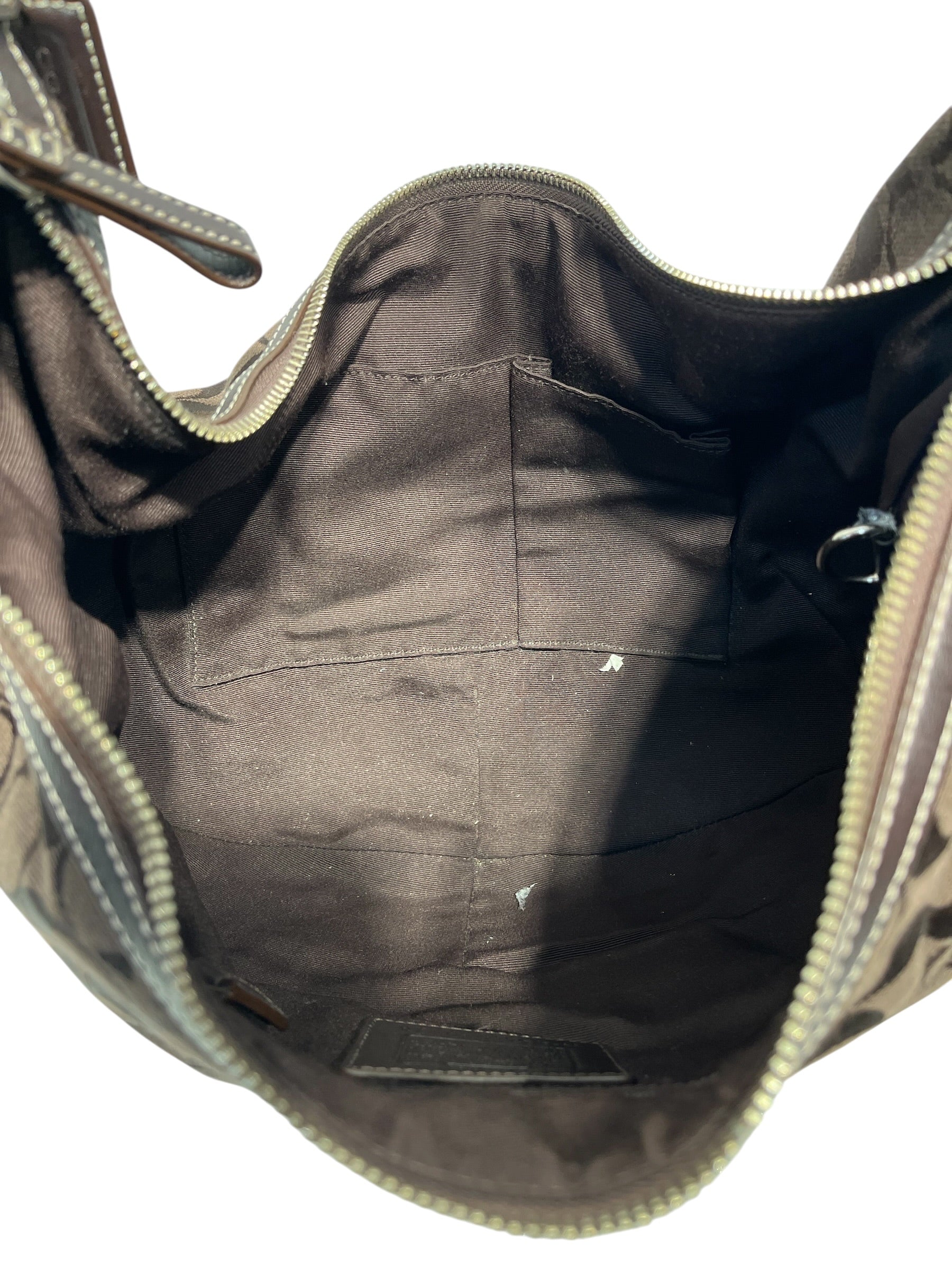 COACH/Cross Body Bag/Monogram/BRW/Vintage Soho Hobo view 5