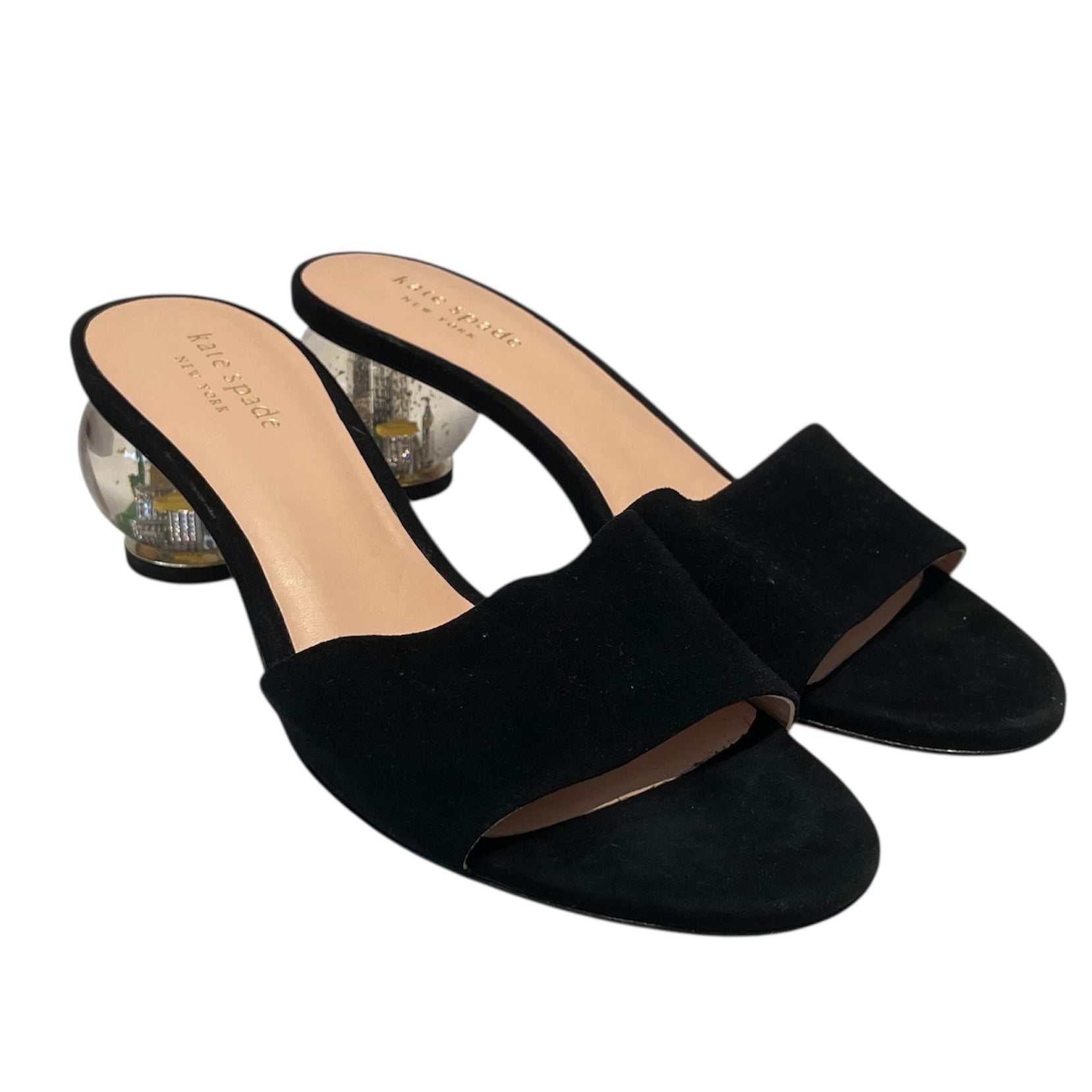 kate spade new york/Heels/US 6.5/Suede/BLK/ view 1