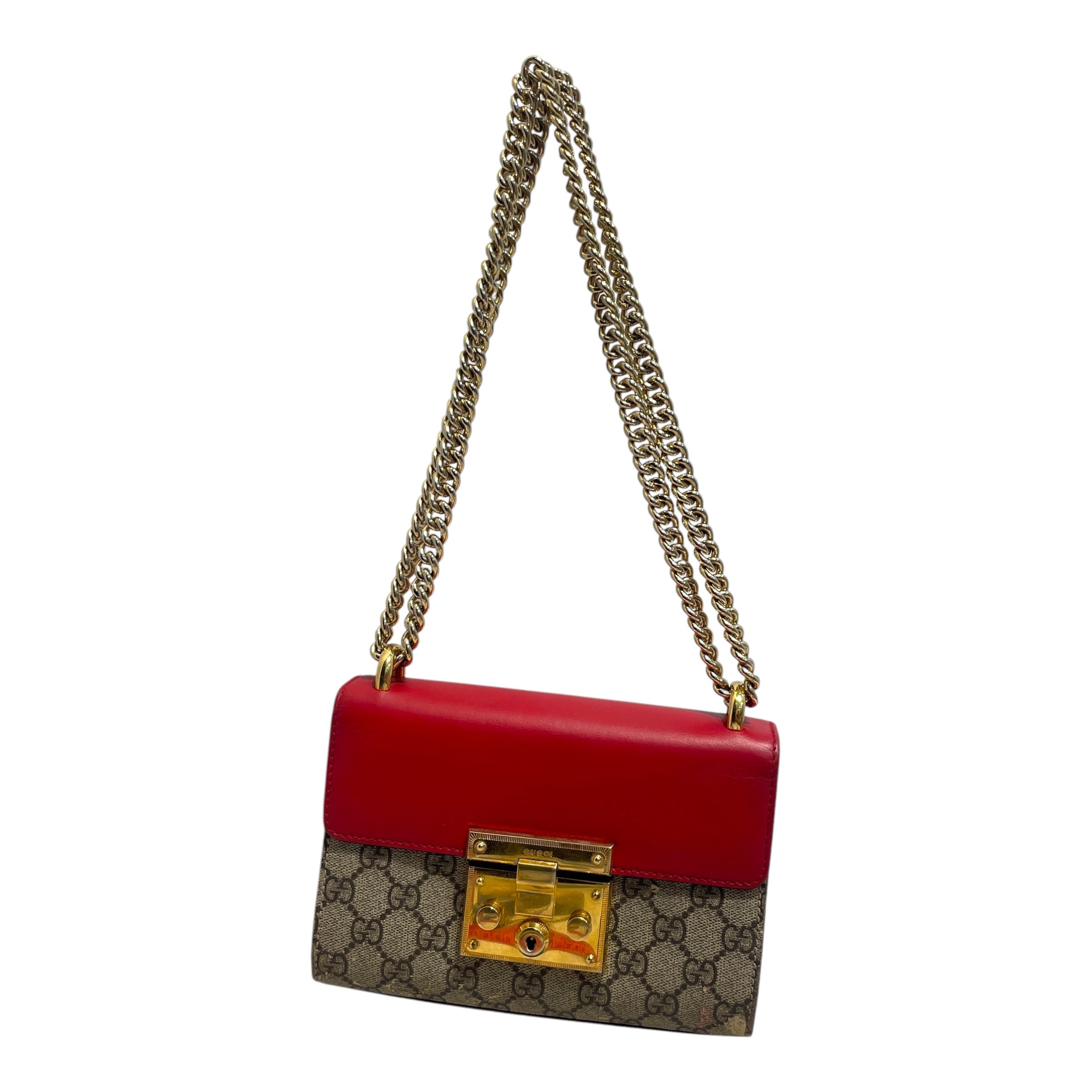 GUCCI/Bag/Leather/MLT/Padlock Cloth Handle BAg view 1