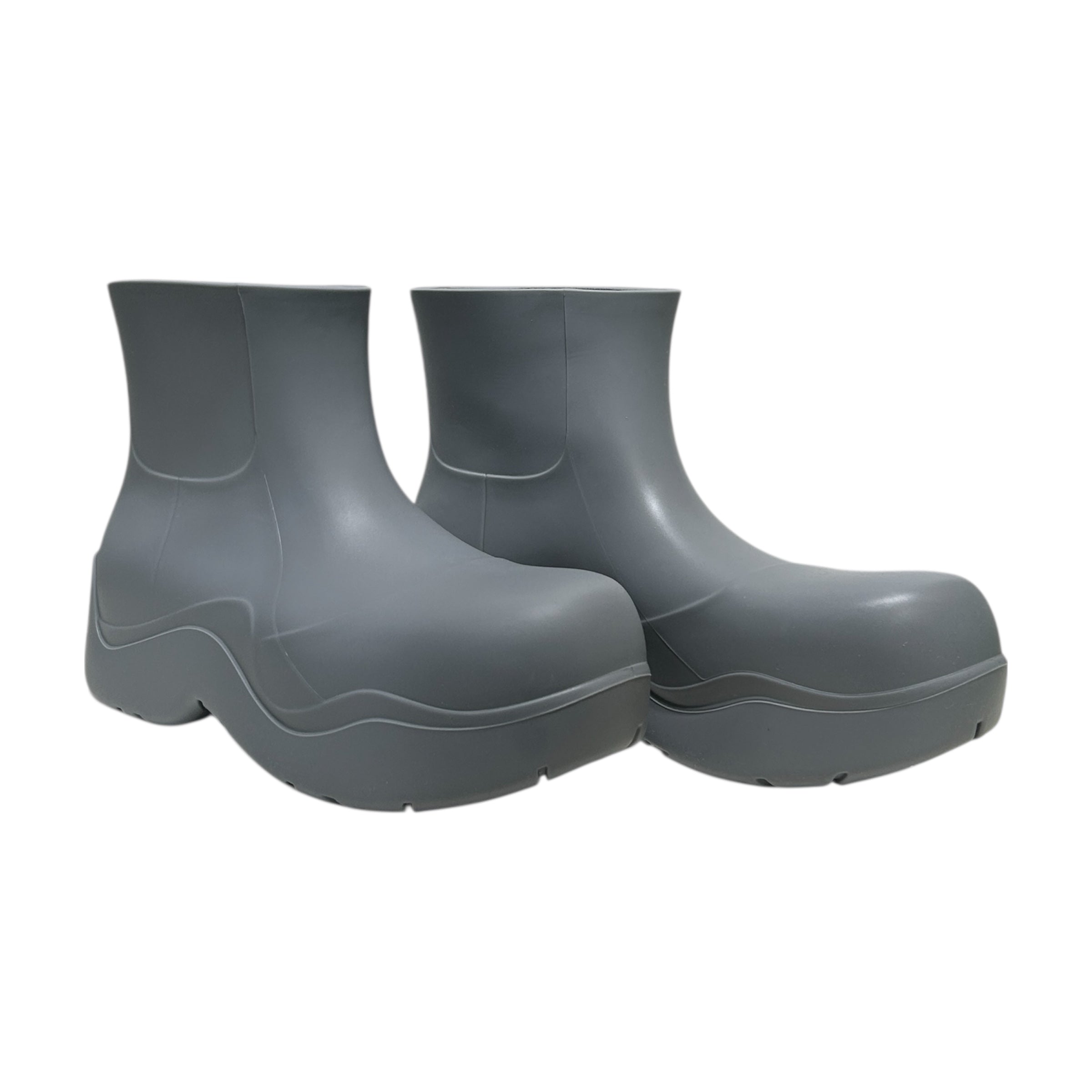 BOTTEGA VENETA/Boots/EU 43/GRY/GRAY RUBBER BOOT view 1