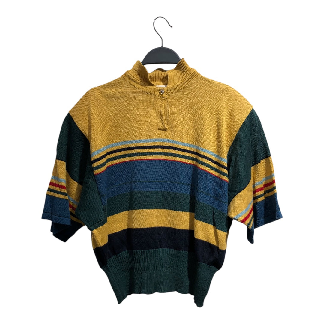 GIANNI VERSACE/Vintage/Polo, Rugby/S/Stripe/Cotton/MLT/ view 1