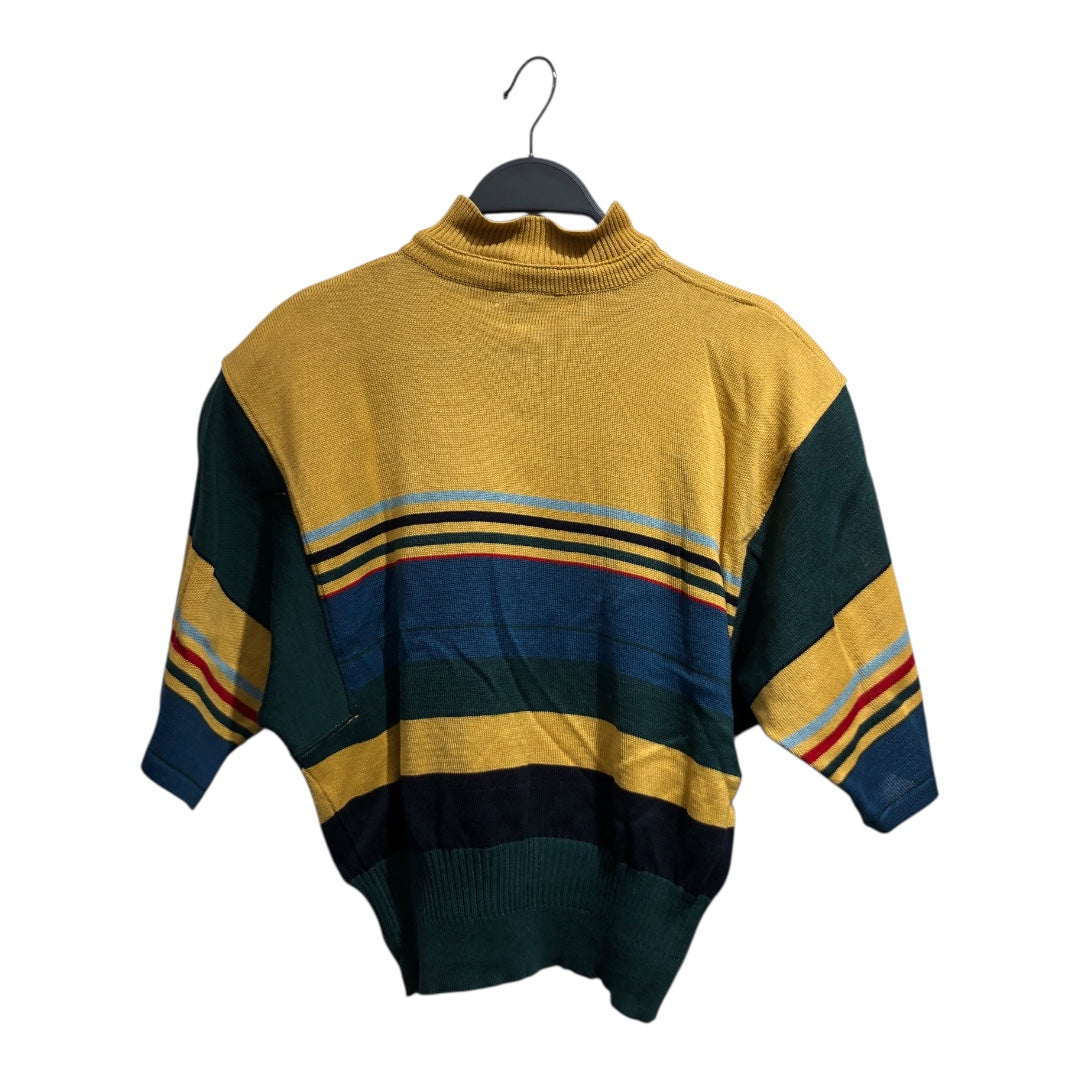 GIANNI VERSACE/Vintage/Polo, Rugby/S/Stripe/Cotton/MLT/ view 2