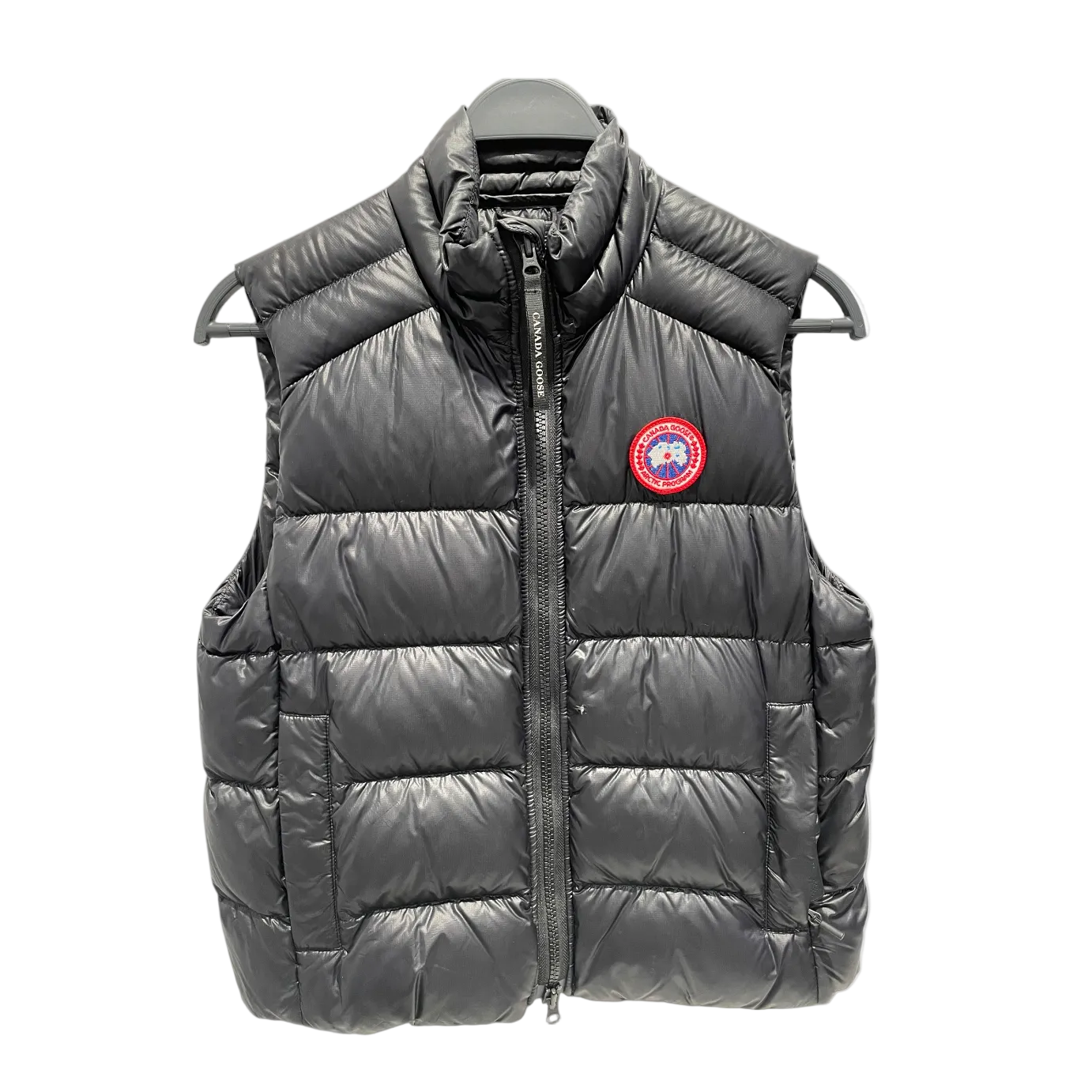 CANADA GOOSE/Puffer Vest/S/Polyester/BLK/Croton Zip Up view 1