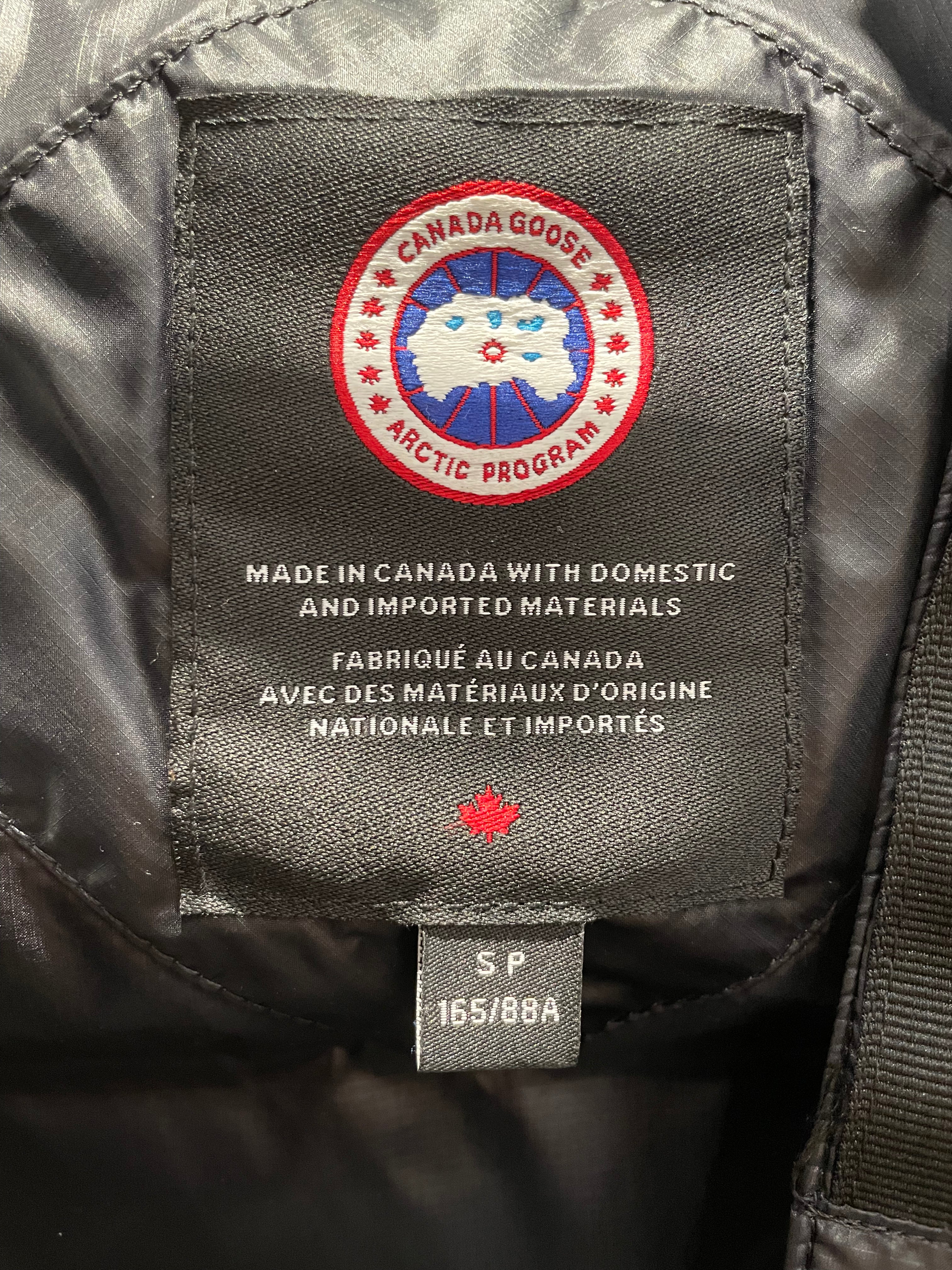 CANADA GOOSE/Puffer Vest/S/Polyester/BLK/Croton Zip Up view 4