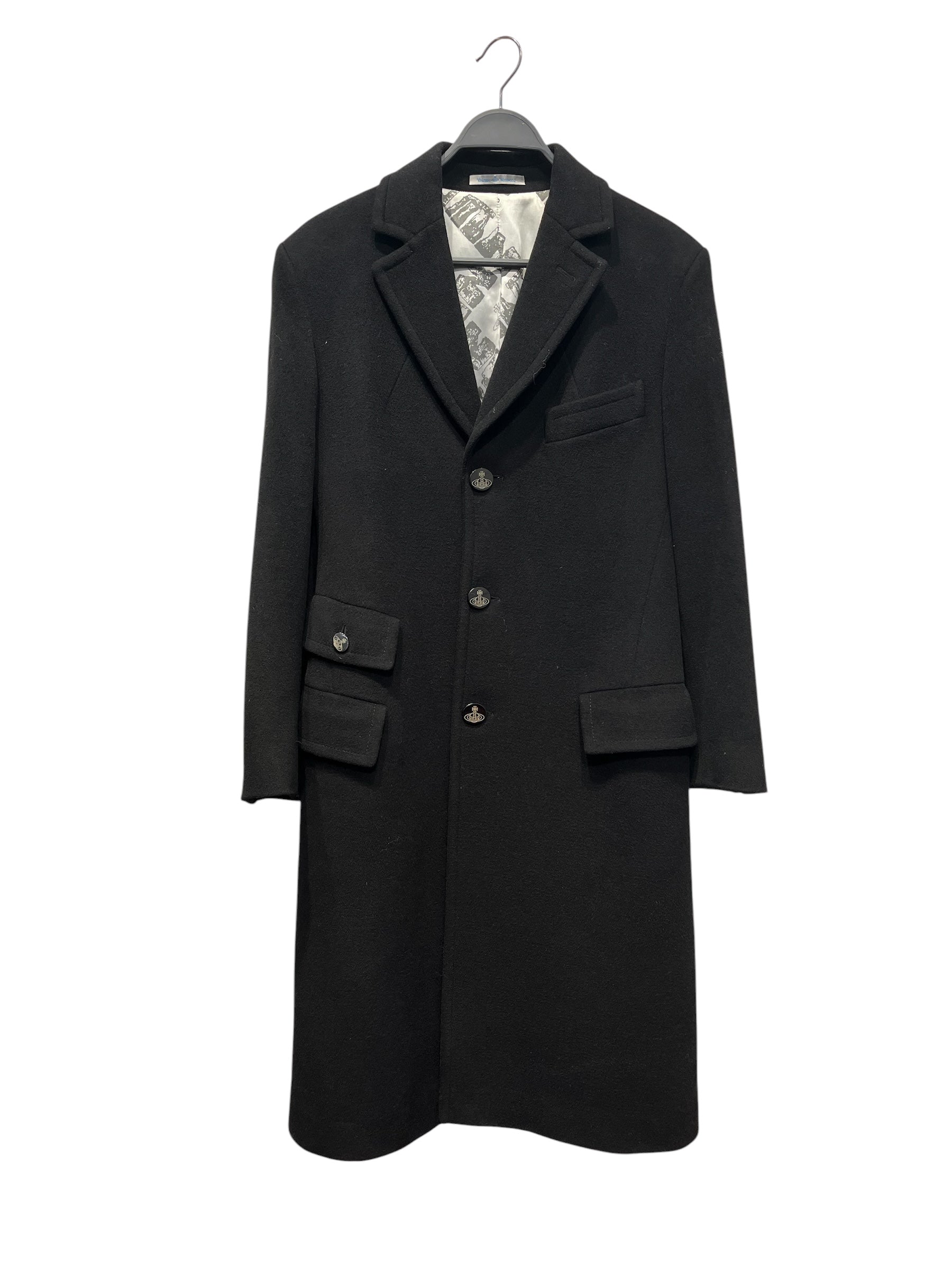 Vivienne Westwood/Trench Coat/46/Cashmere/BLK/ view 1