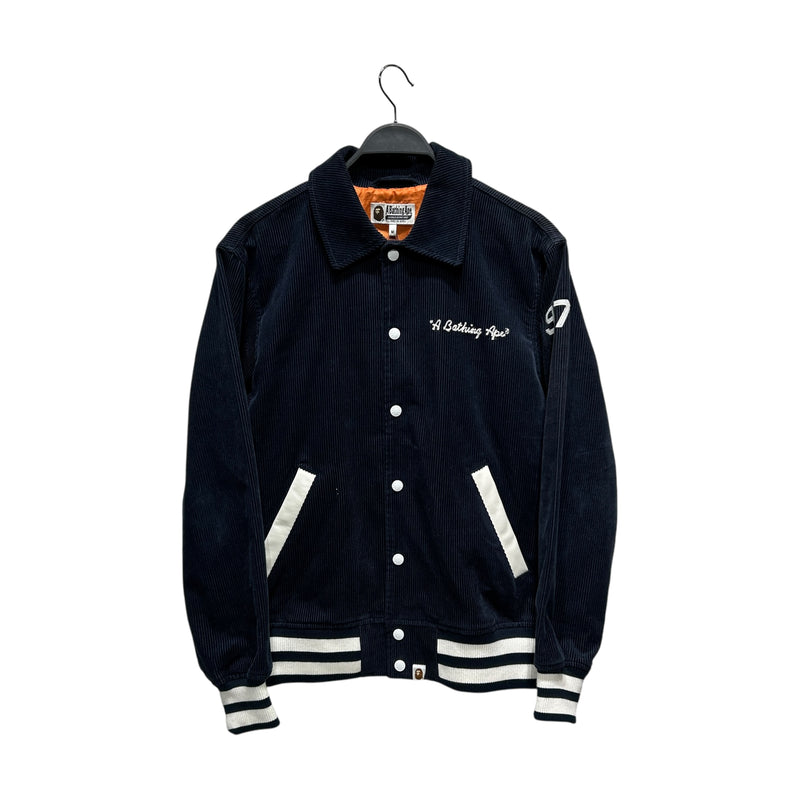 A BATHING APE/Jacket/M/Cotton/NVY/GENERAL MADE