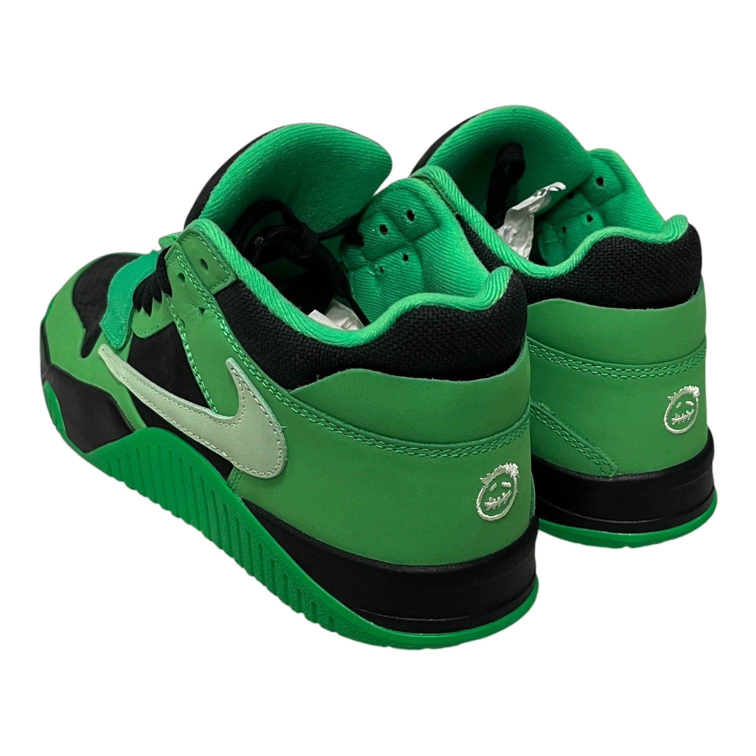 NIKE/Hi-Sneakers/US 9.5/Leather/GRN/travis scott green spark view 2