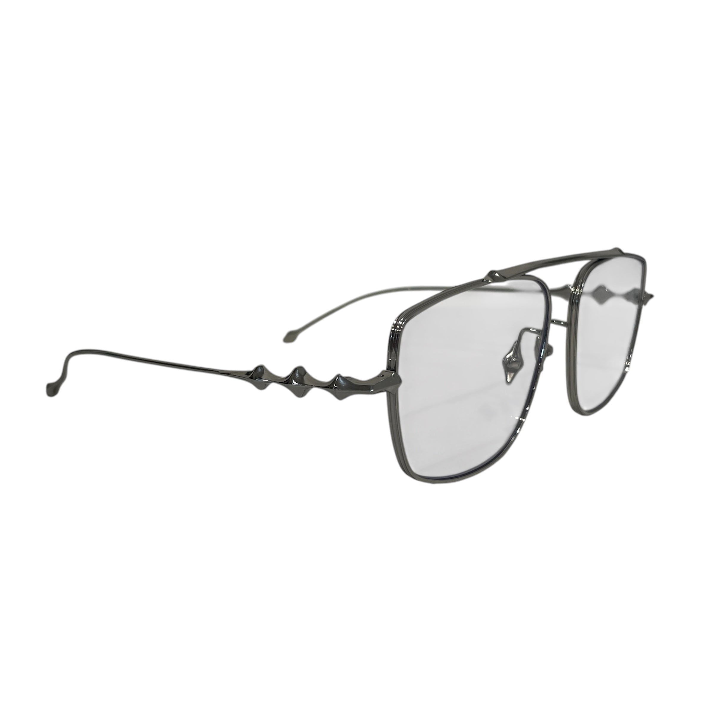 GENTLE MONSTER/Sunglasses/Titanium/SLV/Martin 02 Pilot-Frame Sunglass view 2