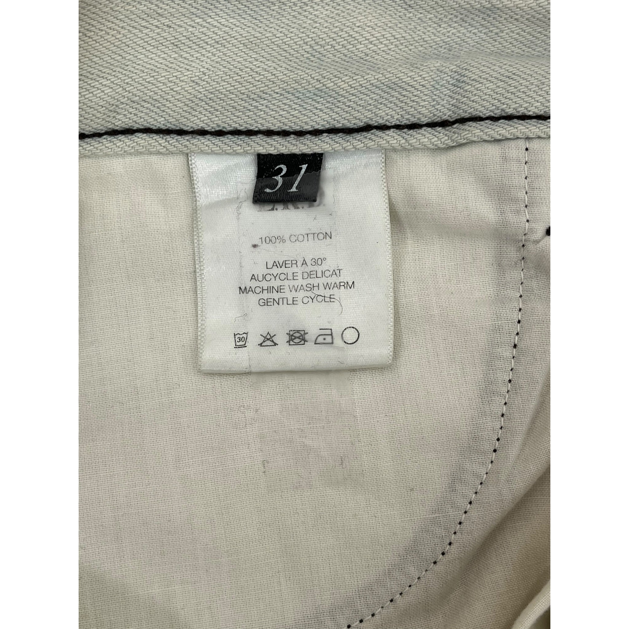 enfants riches deprimes/Shorts/31/Cotton/WHT/CUTOFF JEANS DICE POCKET view 4