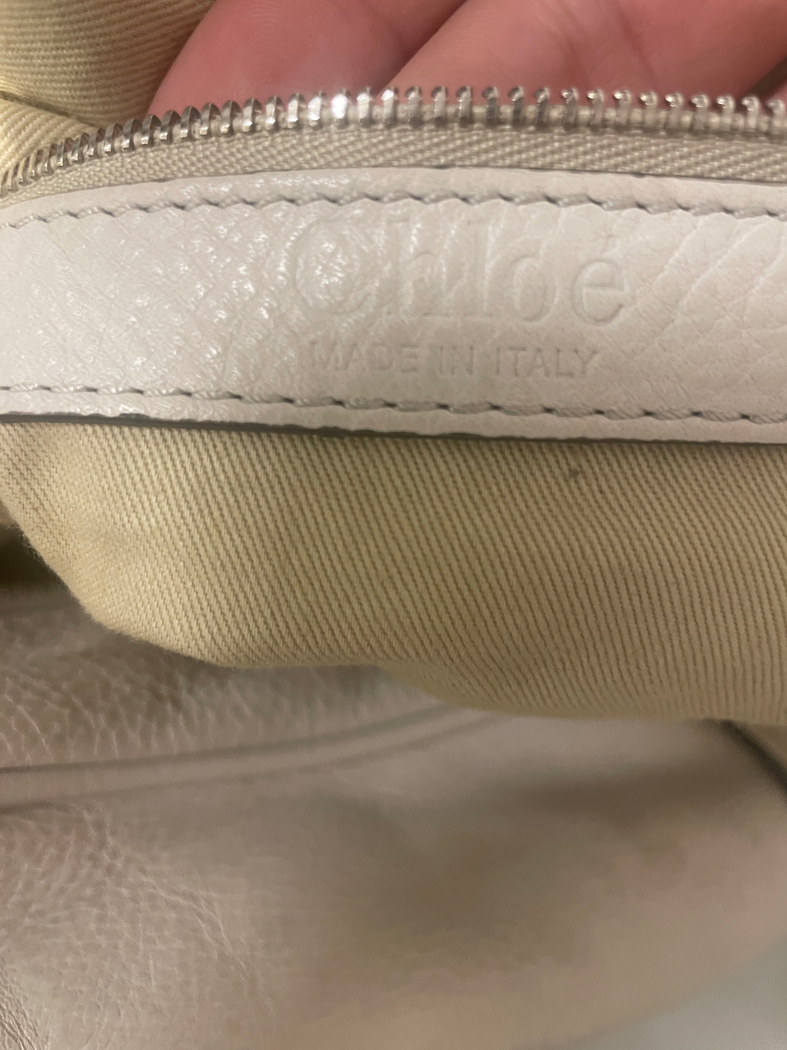 Chloe/Hand Bag/Leather/CRM/W32QD28 view 3
