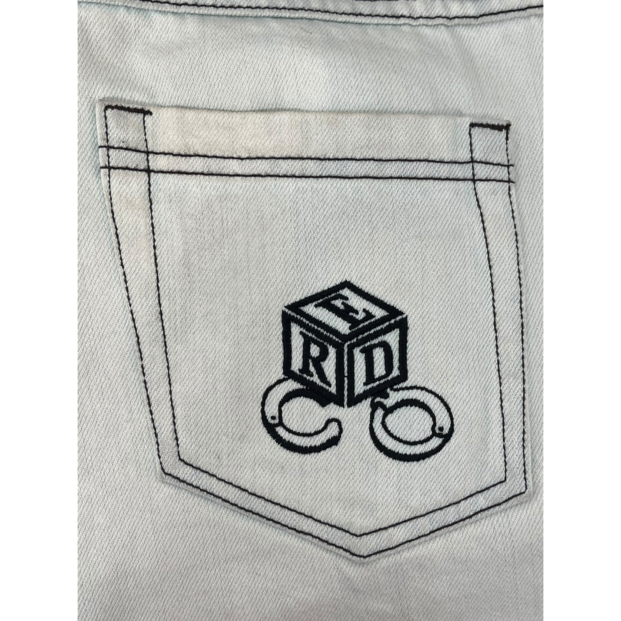 enfants riches deprimes/Shorts/31/Cotton/WHT/CUTOFF JEANS DICE POCKET view 3