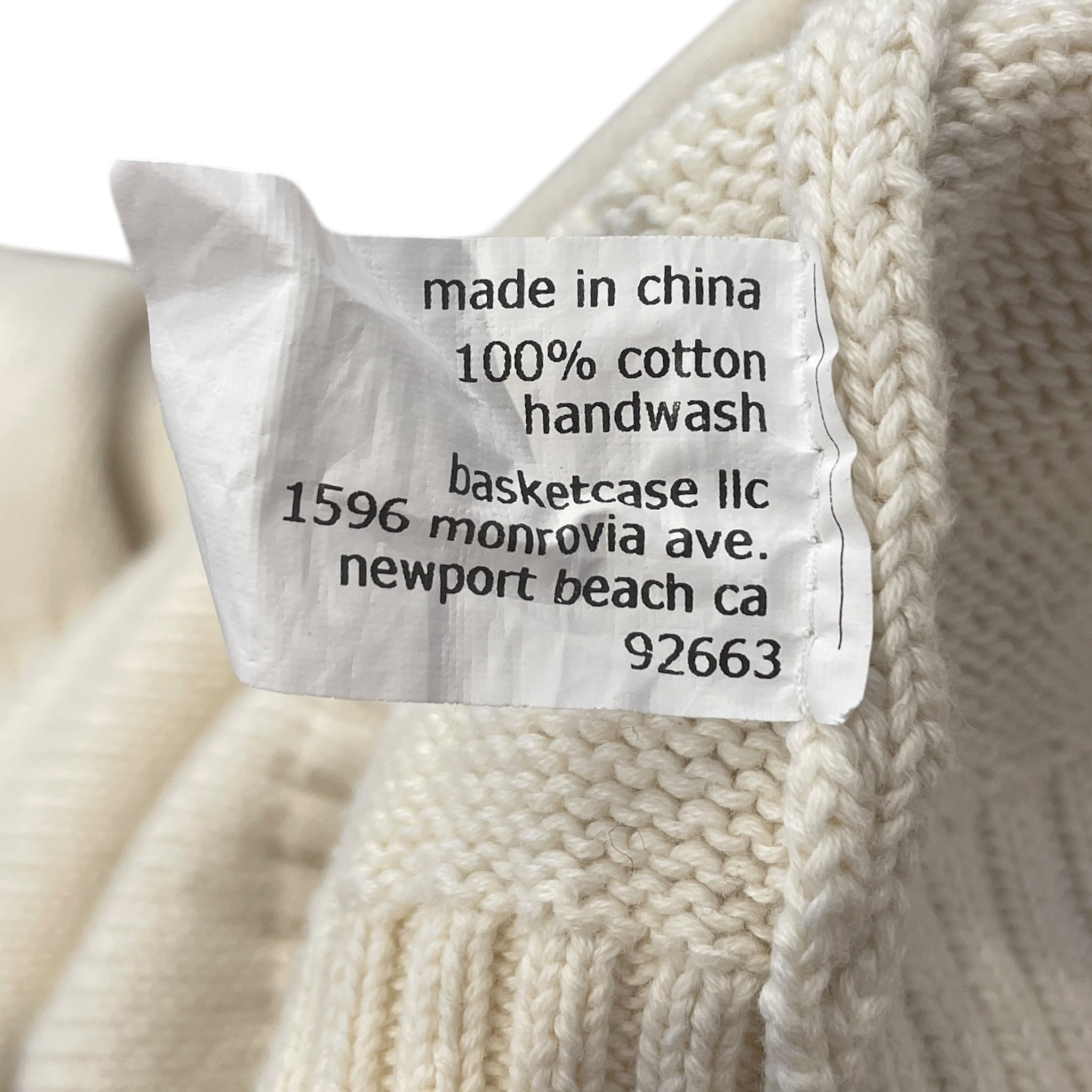 basketcase gallery/Sweater/L/Cotton/CRM/KNIT SWEATER view 4