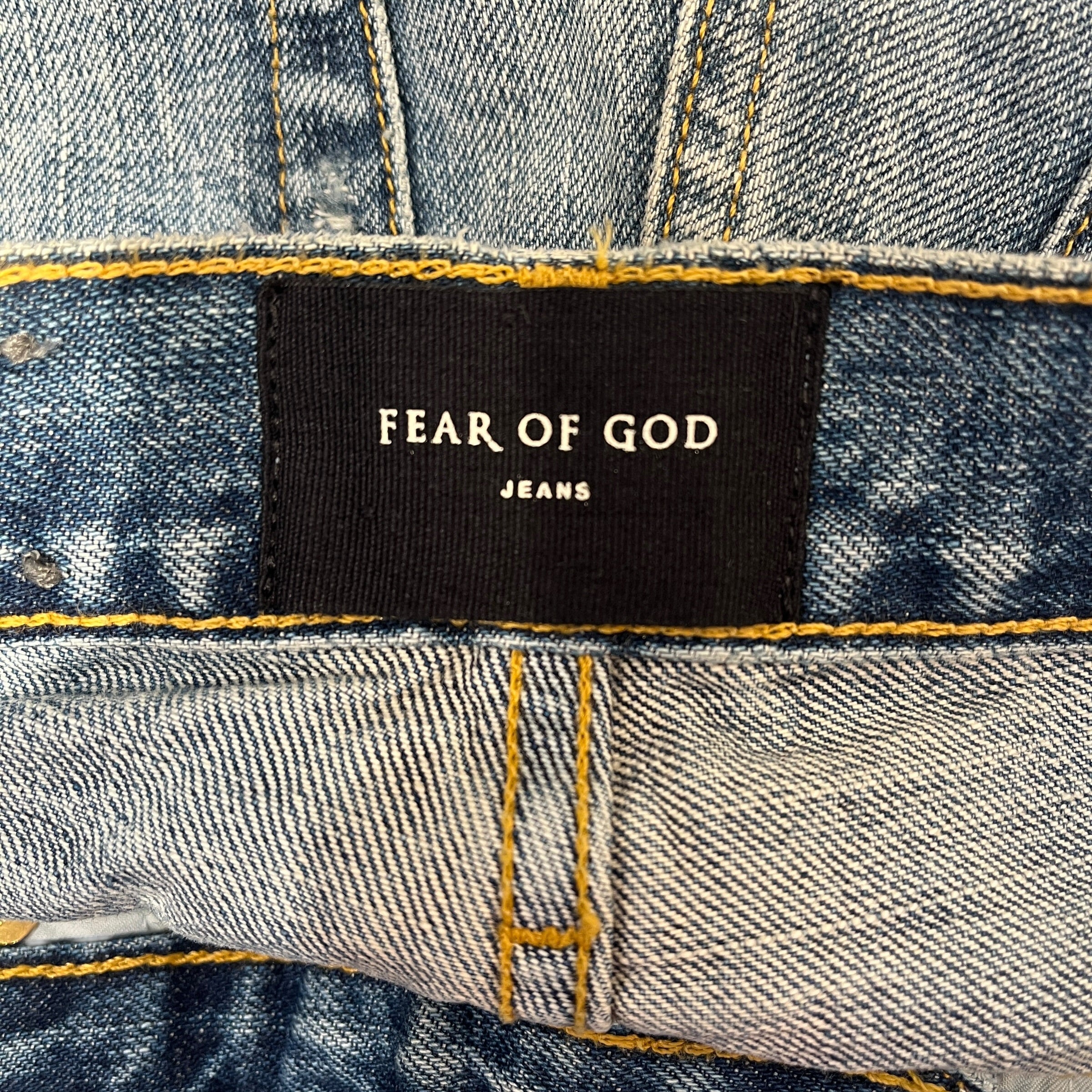 FEAR OF GOD/Skinny Pants/30/Denim/BLU/ANKLE ZIPPERS RN 139190 view 3