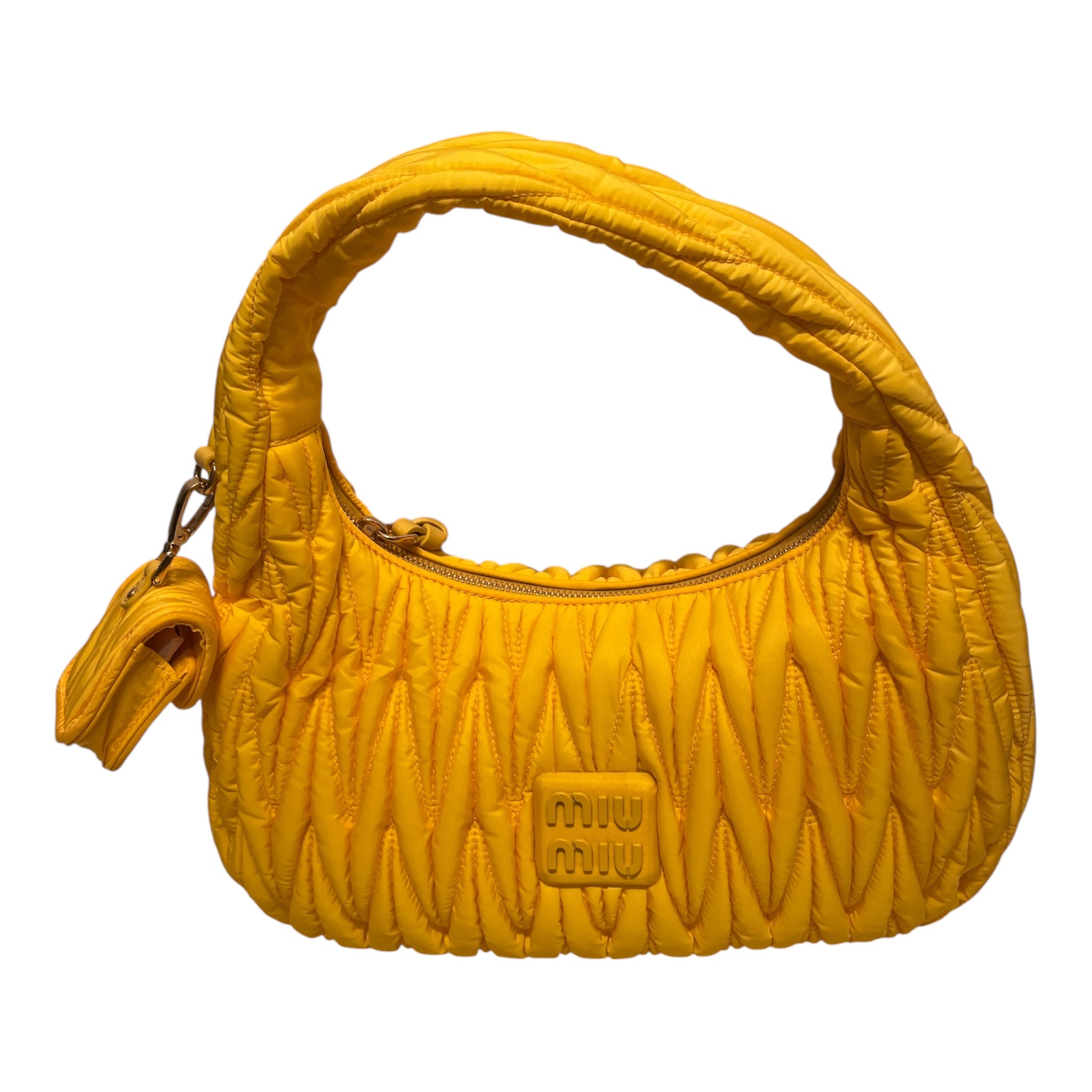 MIU MIU/Bag/Nylon/YEL/Wander Matelasse Quiling view 1