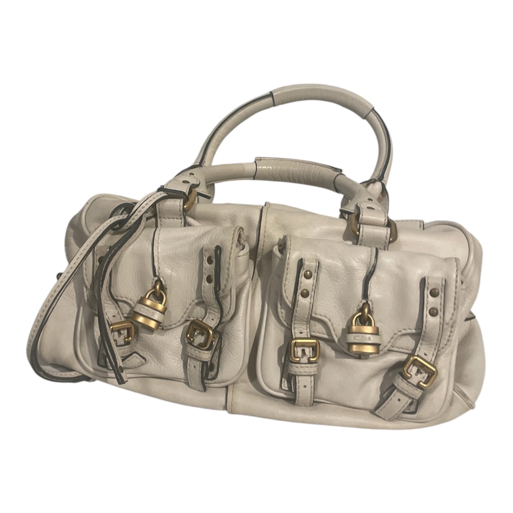 Chloe/Hand Bag/Leather/CRM/W32QD28 view 1
