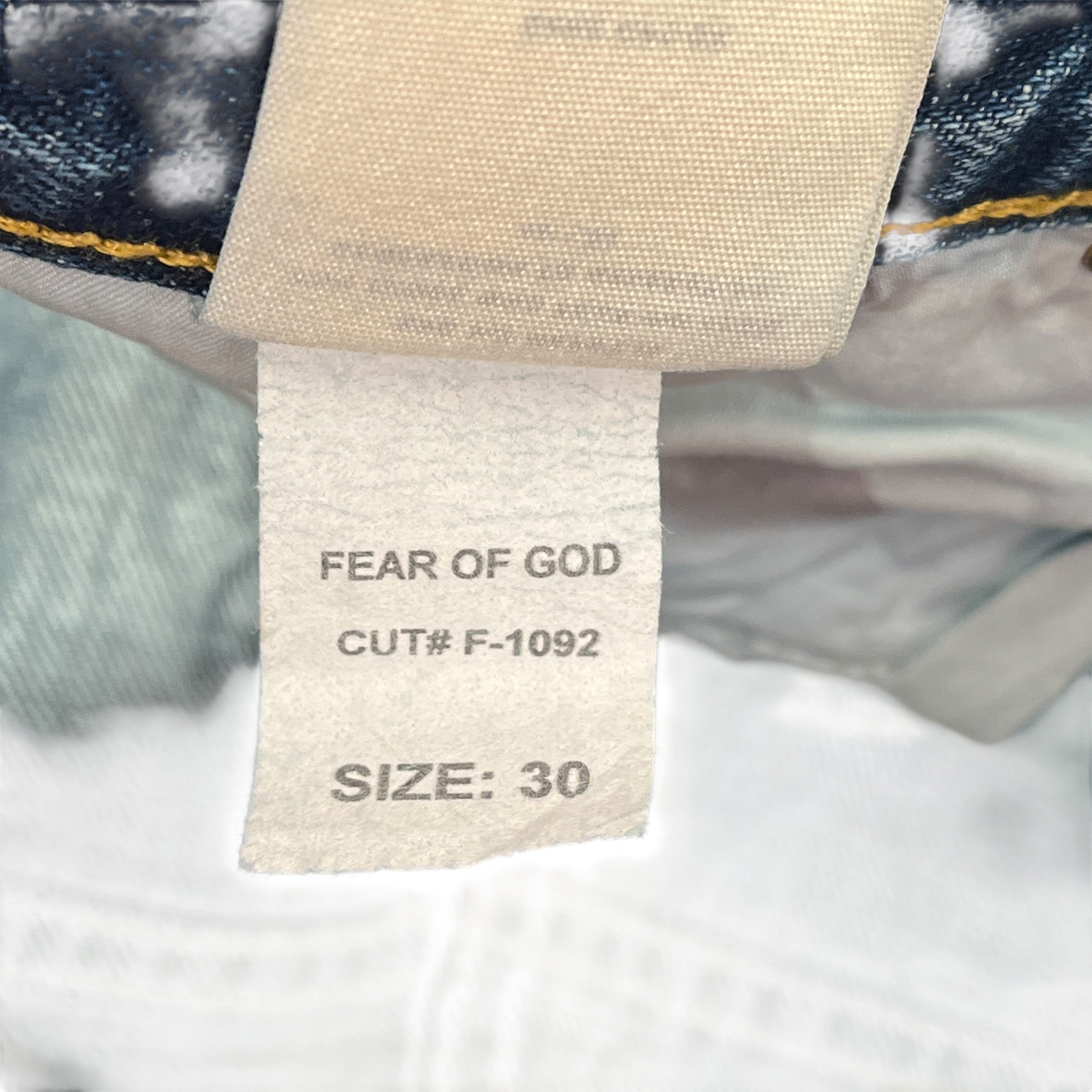 FEAR OF GOD/Skinny Pants/30/Denim/BLU/ANKLE ZIPPERS RN 139190 view 7