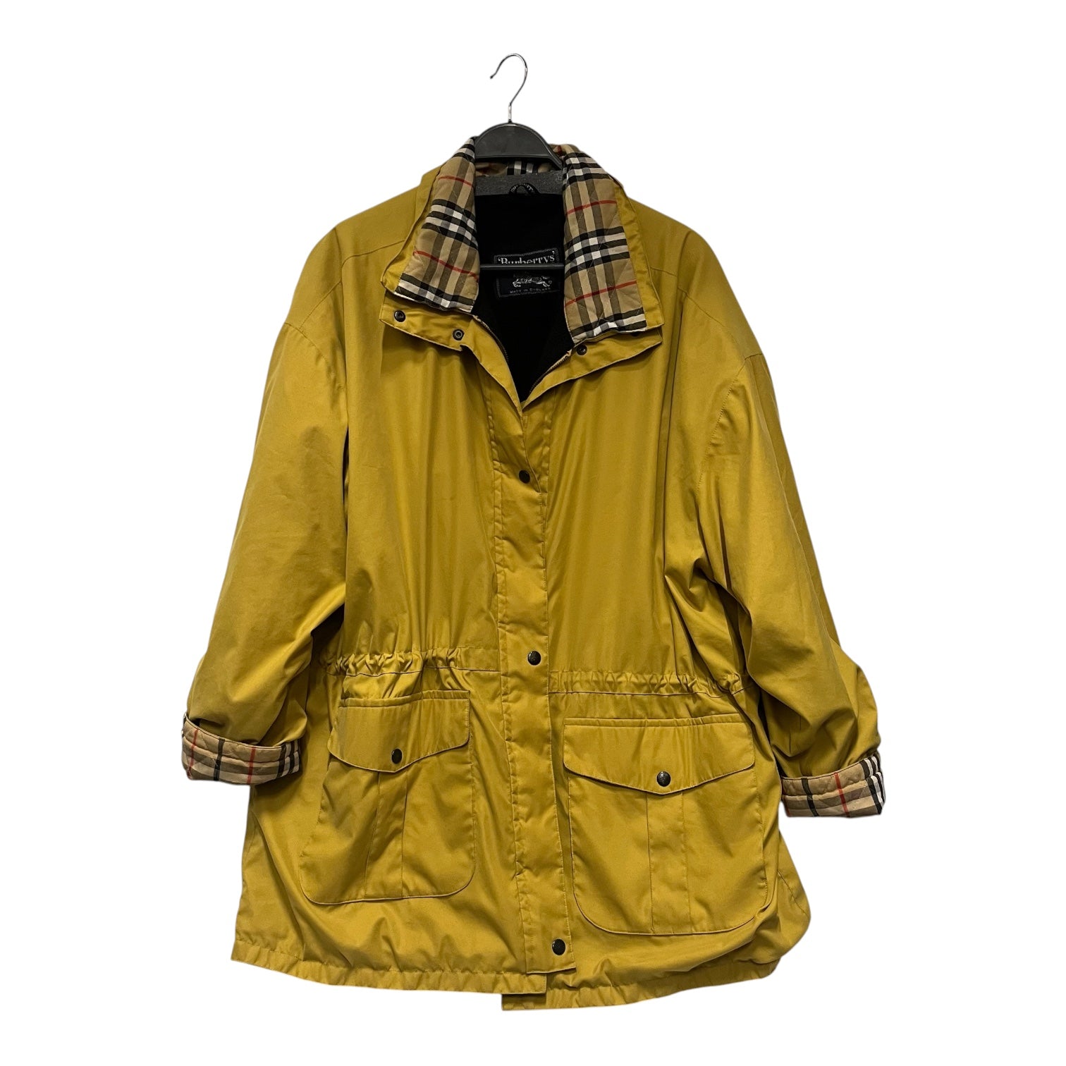 BURBERRYS/Coat/Nylon/YEL/burberrys yellow coat view 1