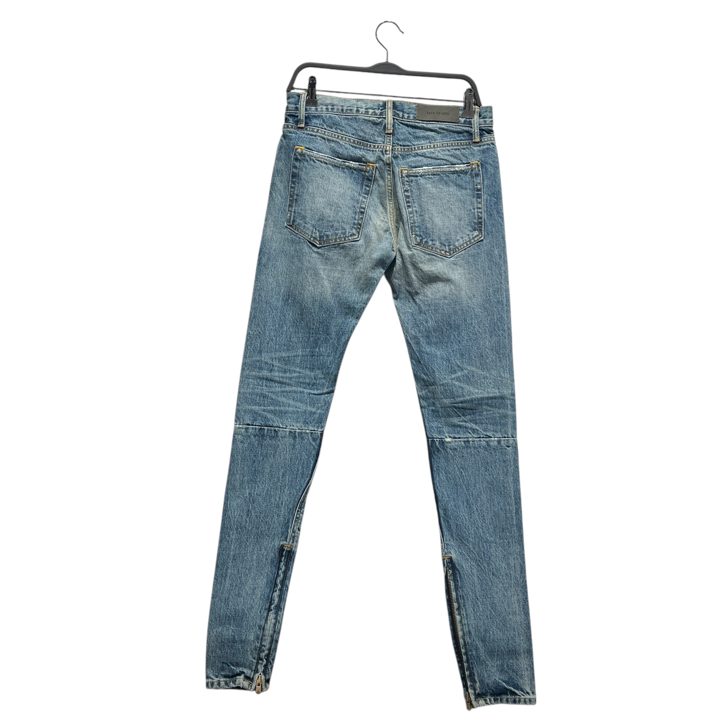 FEAR OF GOD/Skinny Pants/30/Denim/BLU/ANKLE ZIPPERS RN 139190 view 2