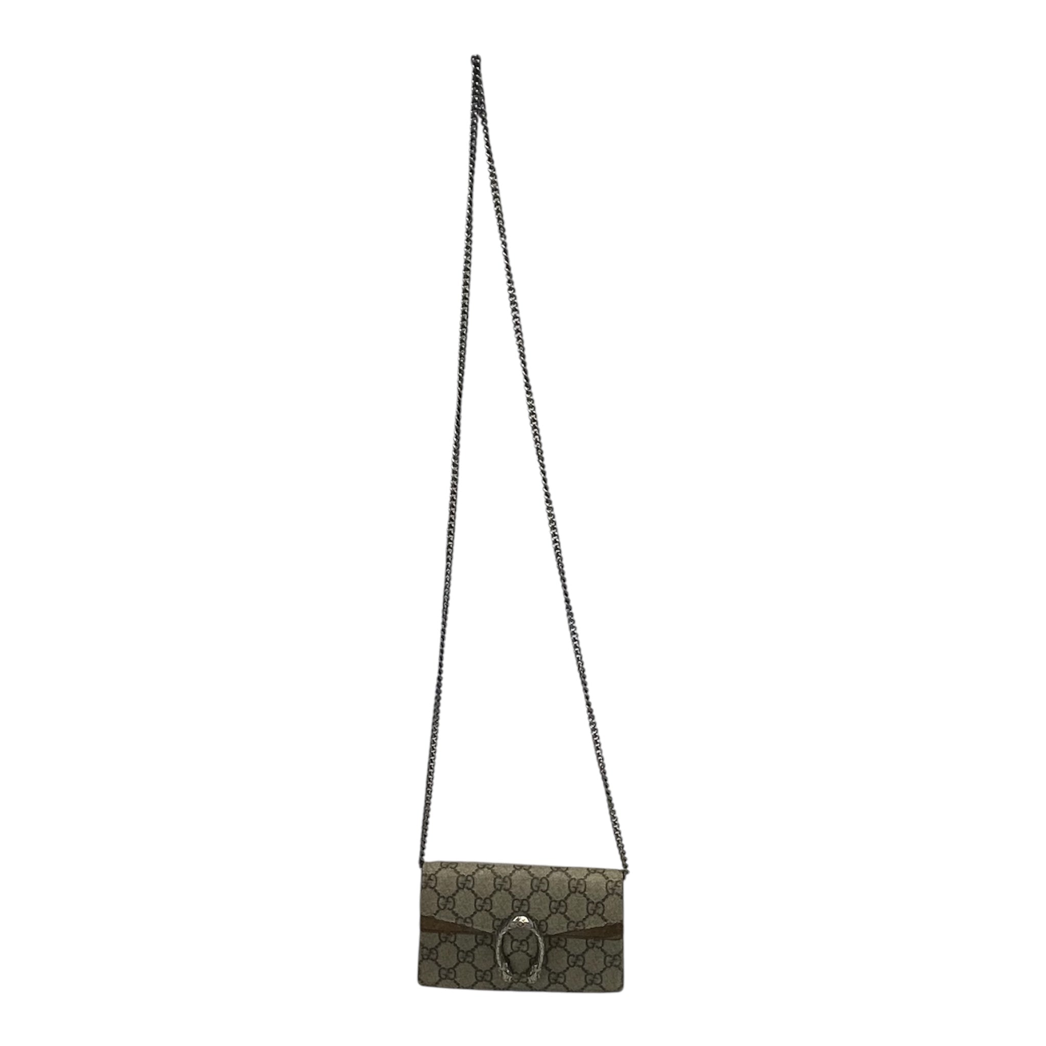 GUCCI/Cross Body Bag/Monogram/Cotton/BRW/Gucci Supreme Dionysus view 1