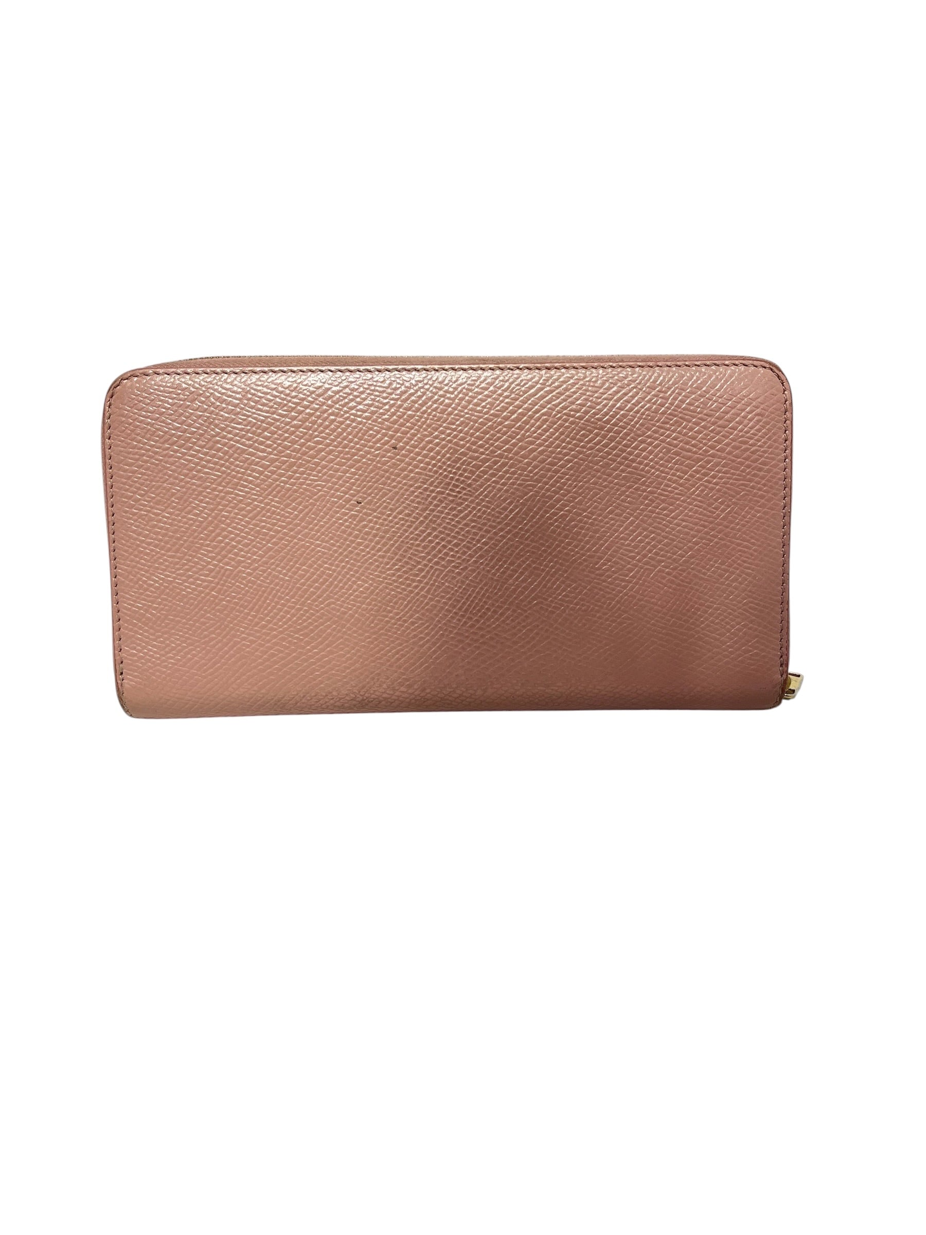 CELINE/Long Wallet/Leather/PNK/L's/GOLD ZIPPER view 2