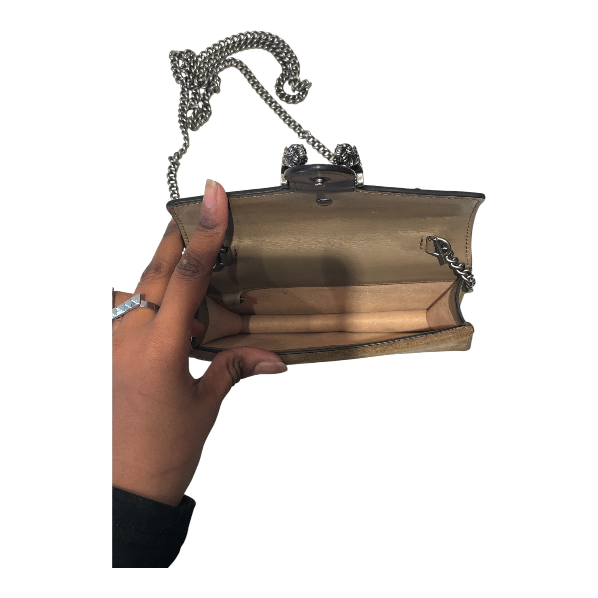 GUCCI/Cross Body Bag/Monogram/Cotton/BRW/Gucci Supreme Dionysus view 5