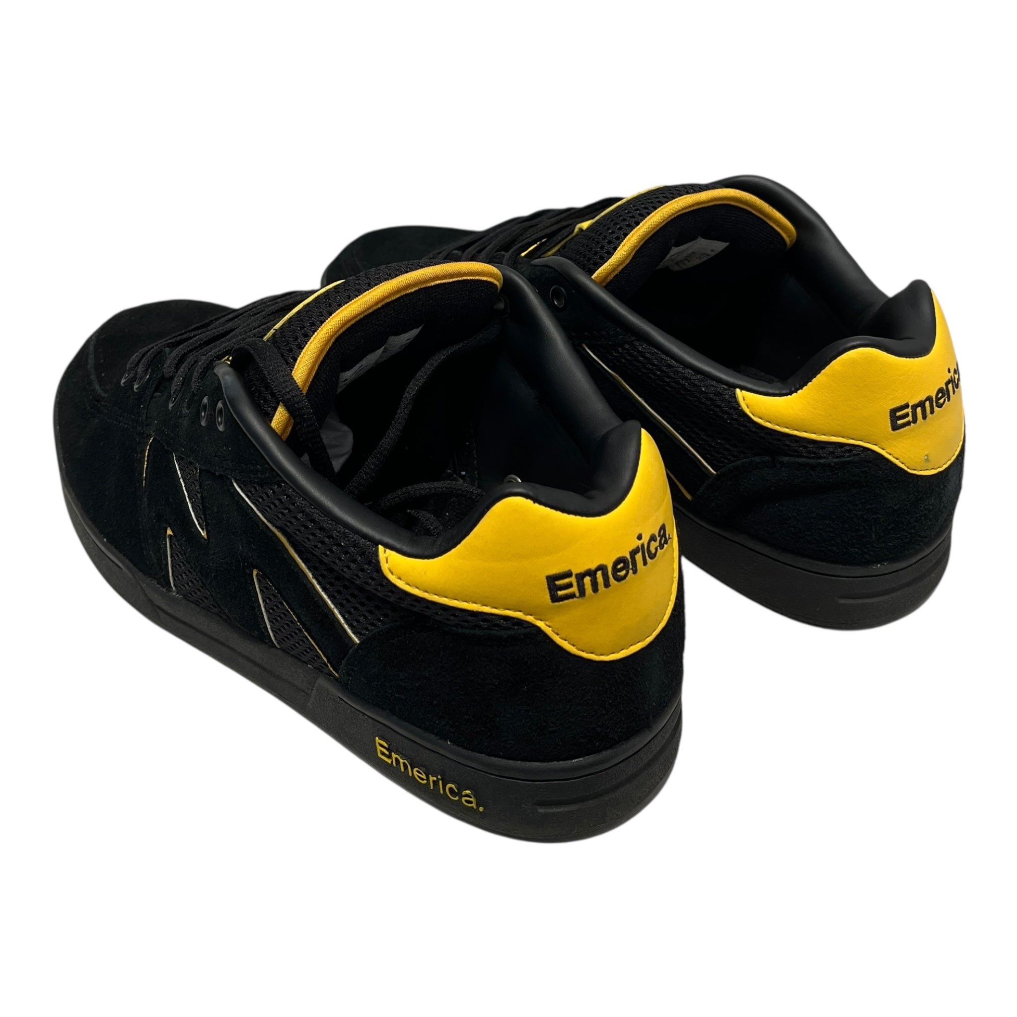 EMERICA/Low-Sneakers/US 12/Leather/BLK/BLACK EMERICA OG 1 view 2