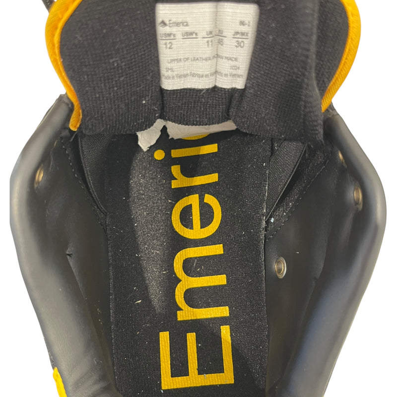 EMERICA/Low-Sneakers/US 12/Leather/BLK/BLACK EMERICA OG 1