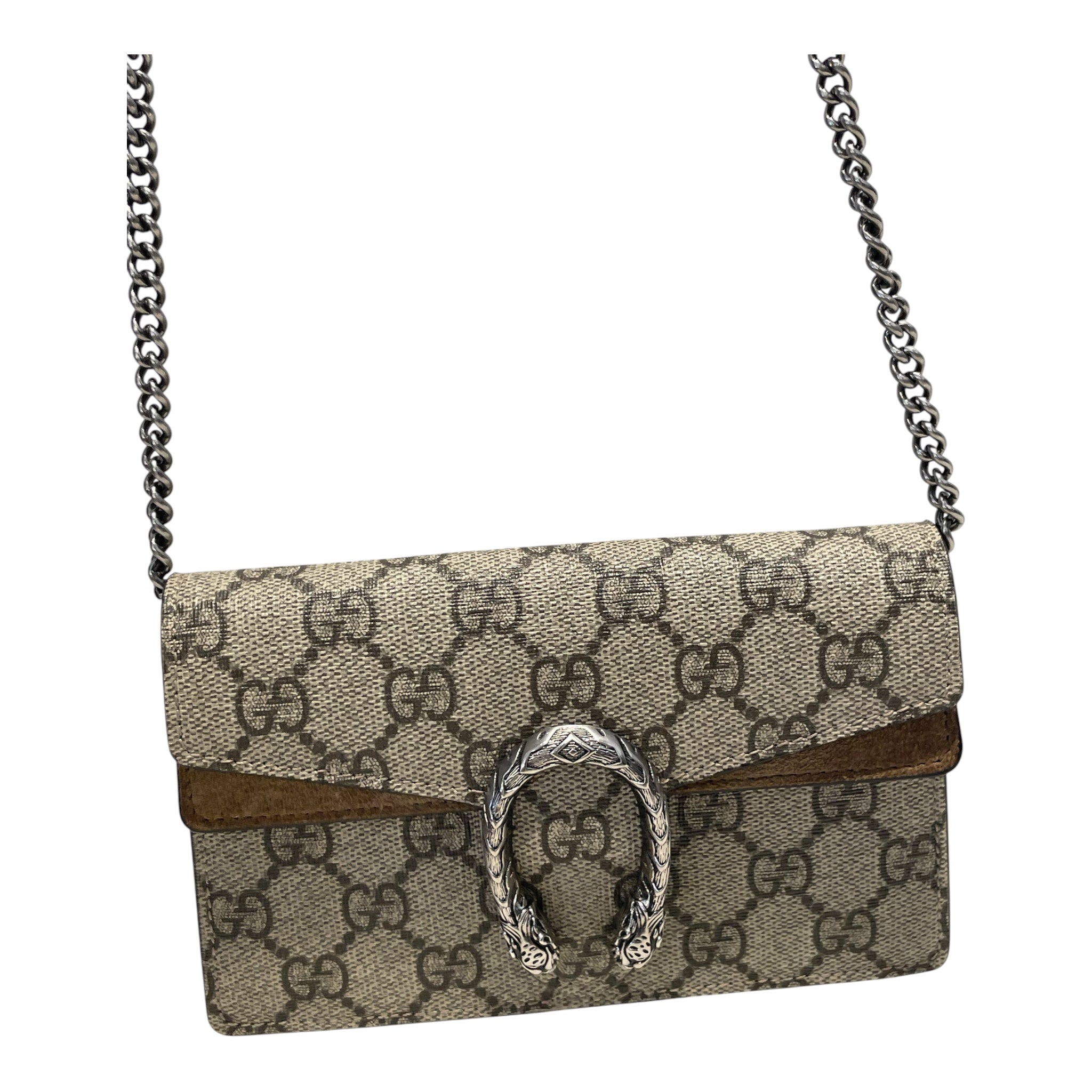 GUCCI/Cross Body Bag/Monogram/Cotton/BRW/Gucci Supreme Dionysus view 3