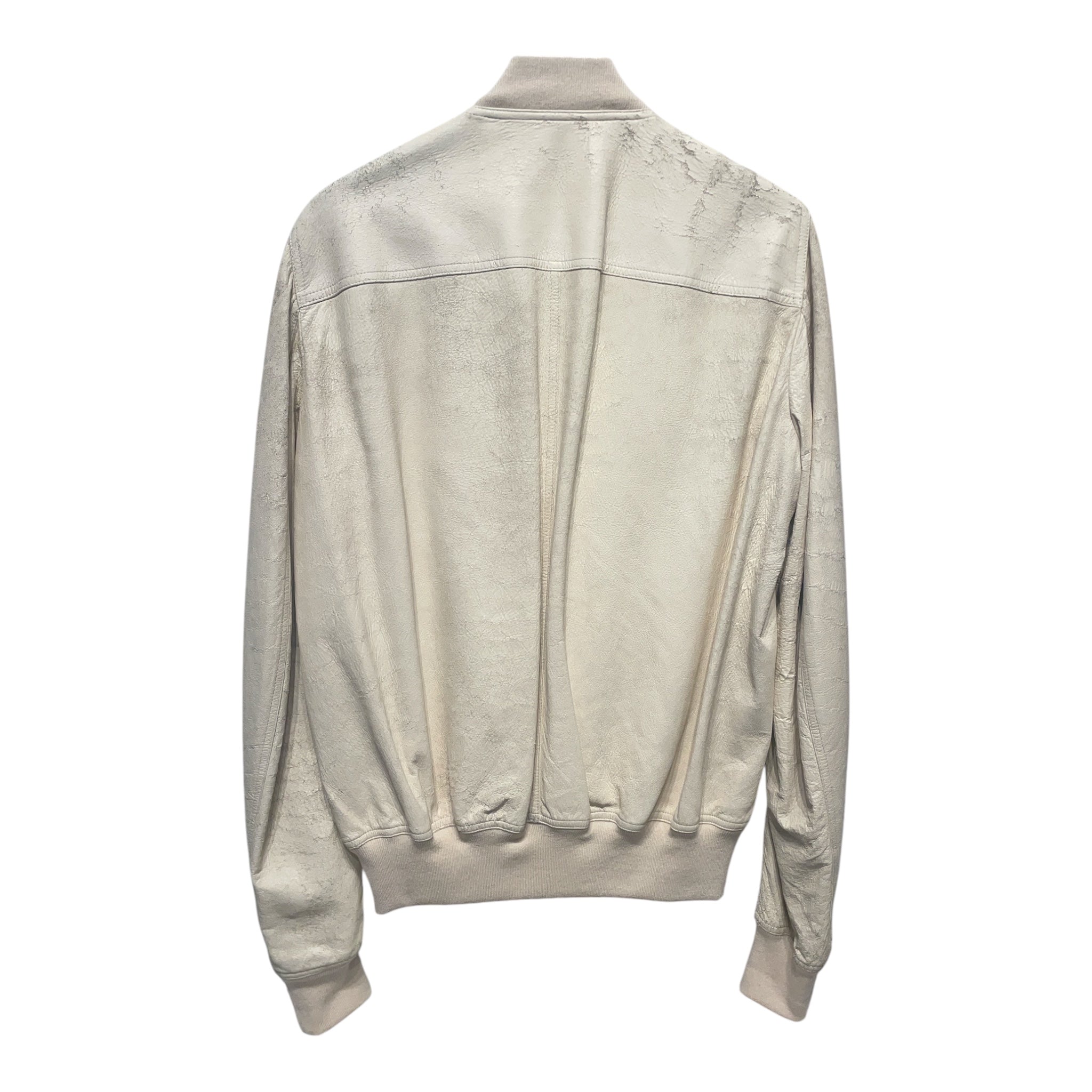 Rick Owens/Jacket/40/Leather/WHT/Babel S/S 2019 RU19S2773-LBA view 2