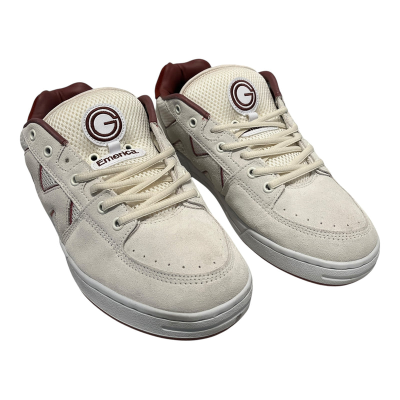 EMERICA/Low-Sneakers/US 11.5/Leather/WHT/WHITE EMERICA OG 1