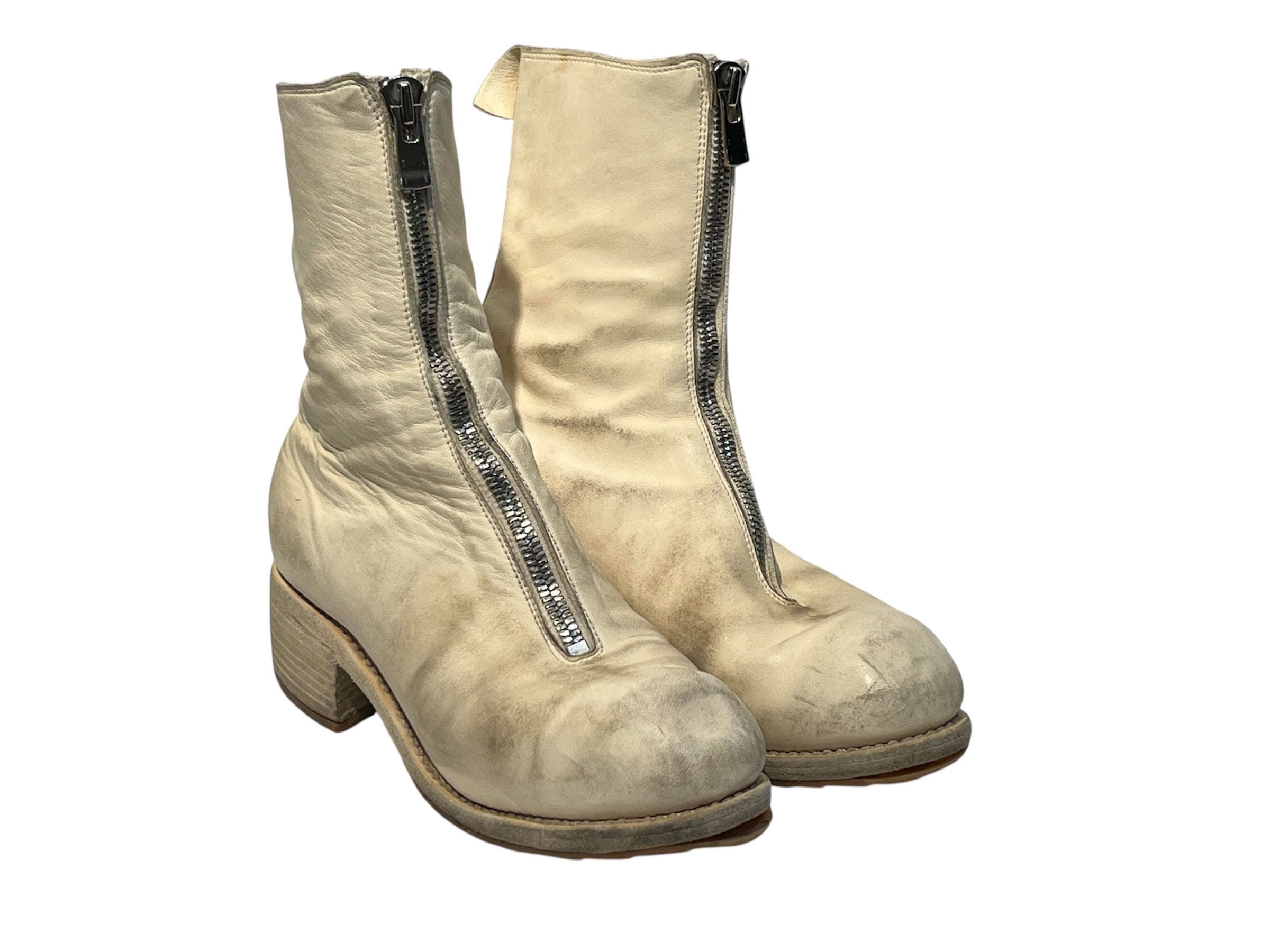 GUIDI/Boots/EU 38/Leather/CRM/ view 1