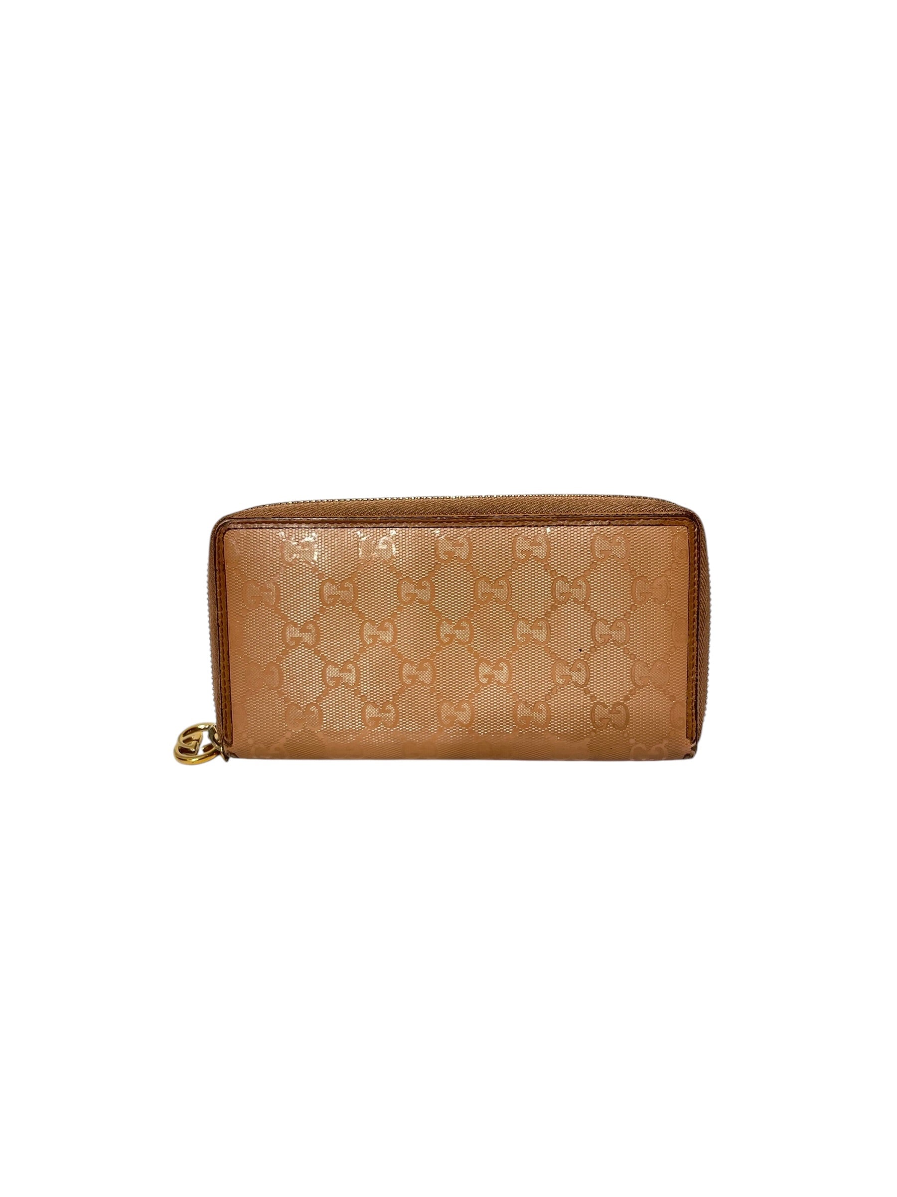 GUCCI/Long Wallet/Monogram/Leather/BEG/L's/ view 2