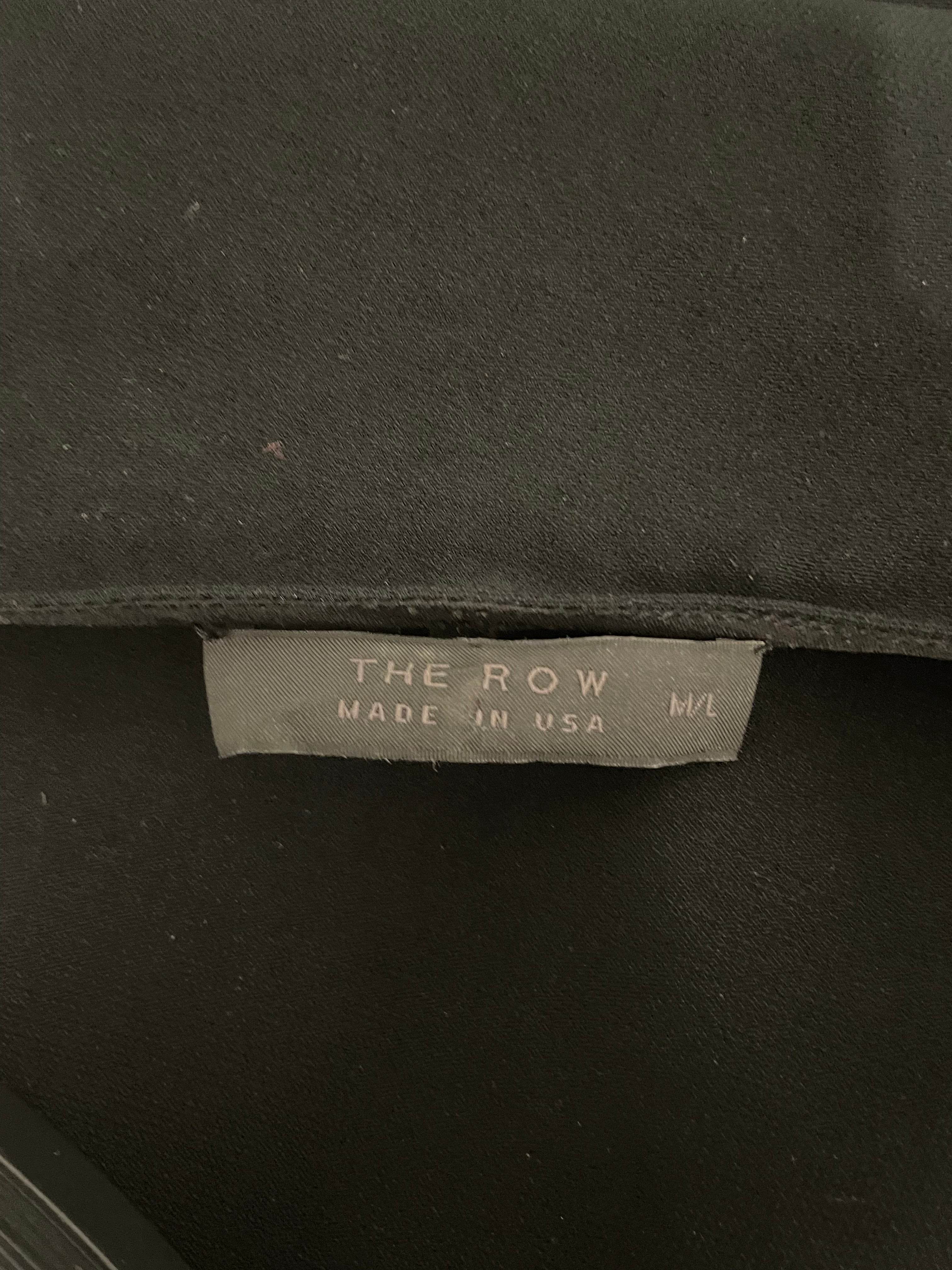 THE ROW/Dress/M/Cotton/BLK/SHIRT DRESS view 3