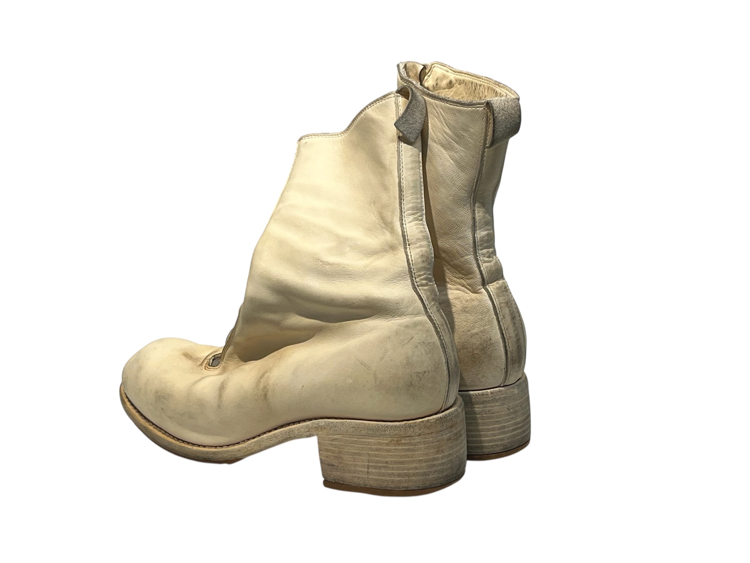 GUIDI/Boots/EU 38/Leather/CRM/ view 2