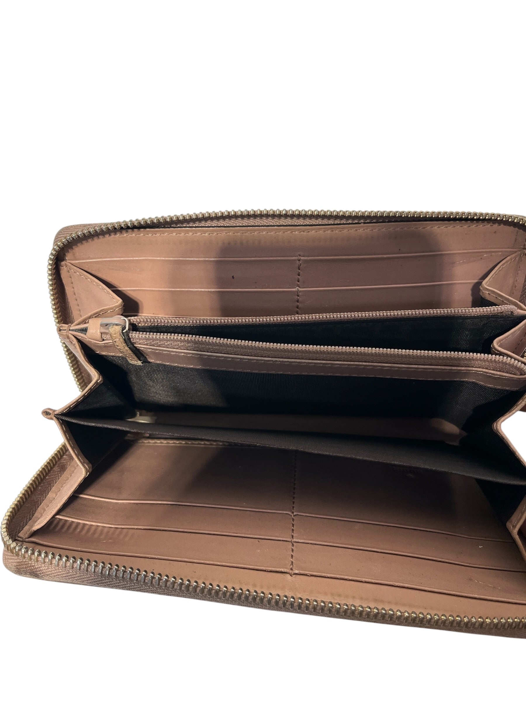 GUCCI/Long Wallet/Monogram/Leather/BEG/L's/ view 3