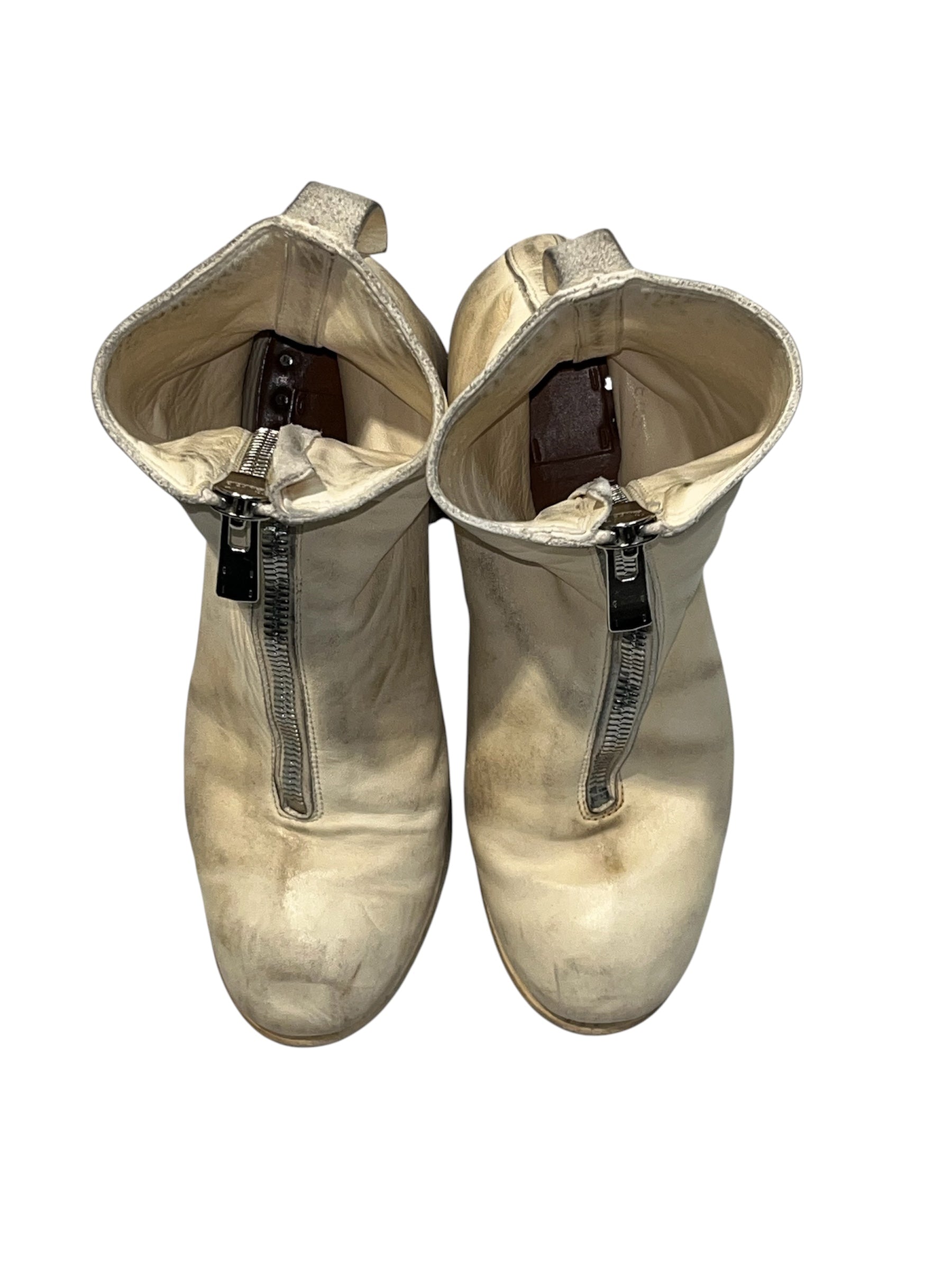 GUIDI/Boots/EU 38/Leather/CRM/ view 3