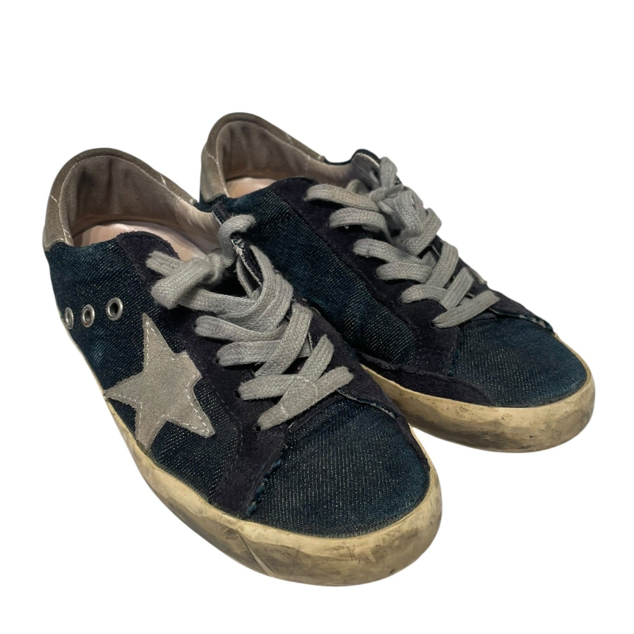 GOLDEN GOOSE/Low-Sneakers/EU 36/Denim/NVY/ view 1