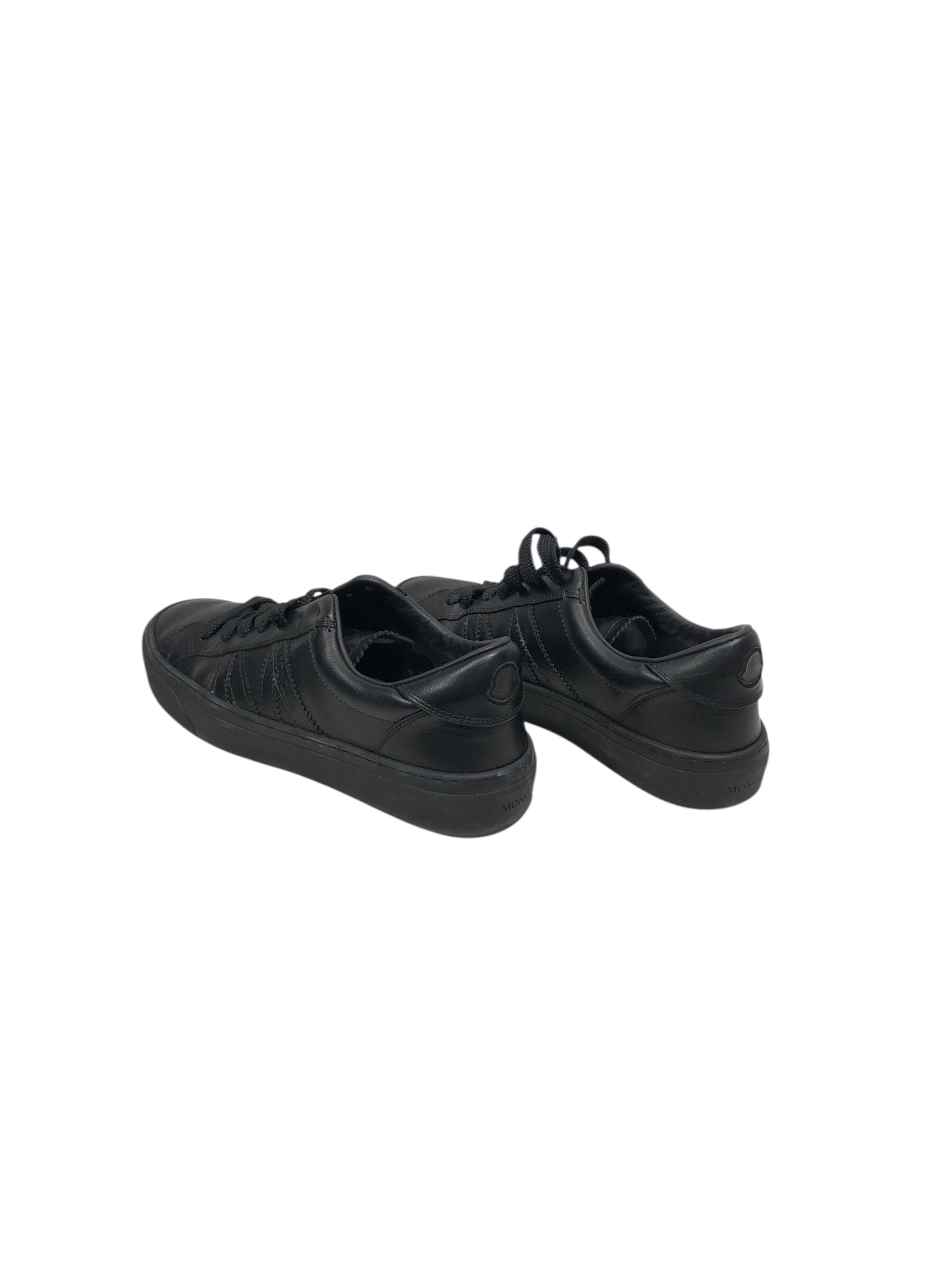MONCLER/Low-Sneakers/US 7/Leather/BLK/ view 2
