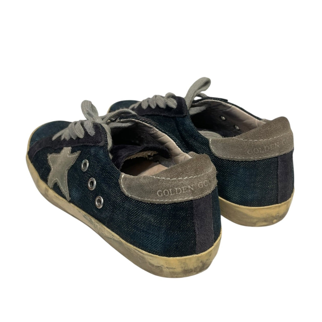 GOLDEN GOOSE/Low-Sneakers/EU 36/Denim/NVY/ view 2