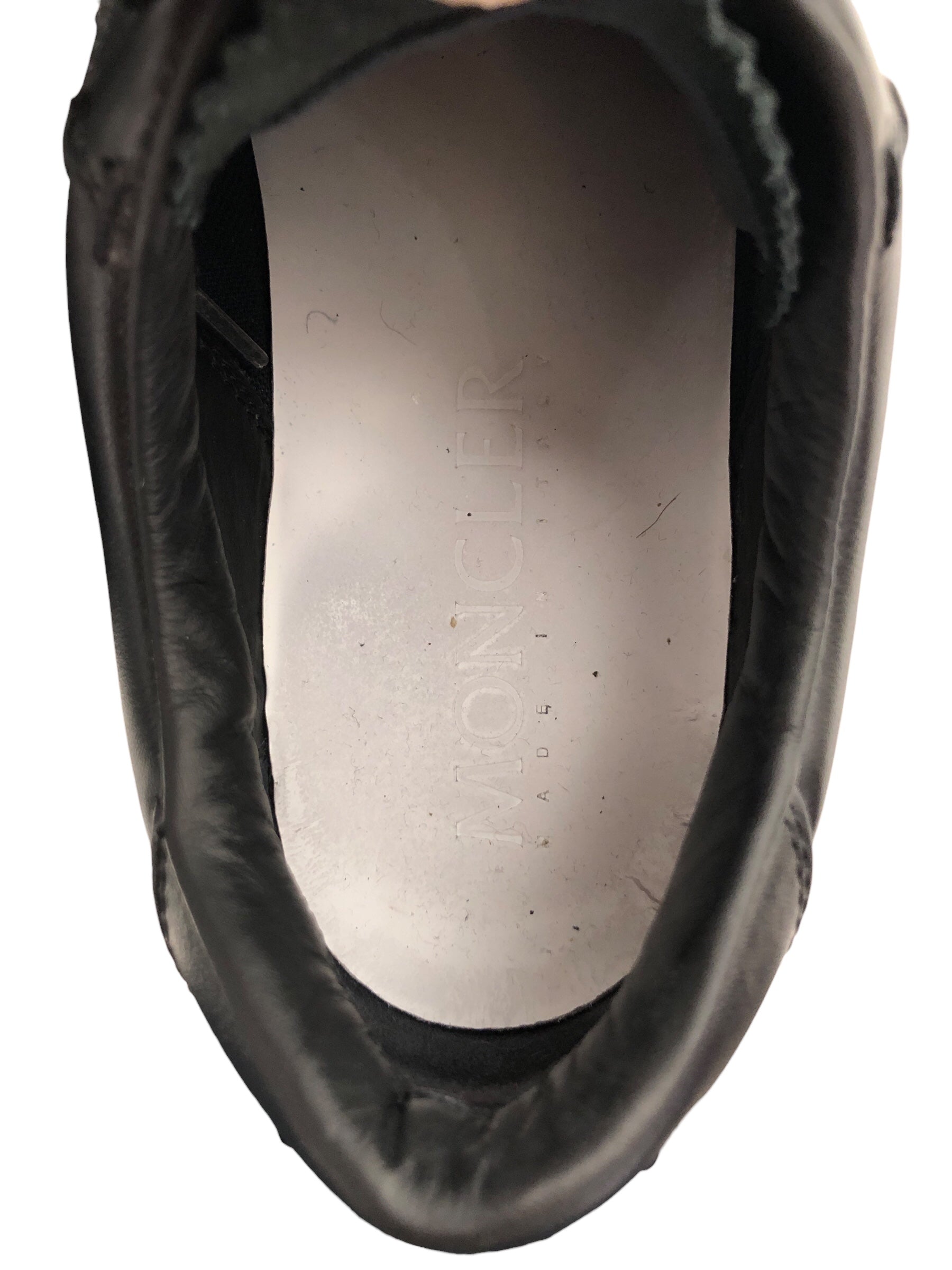 MONCLER/Low-Sneakers/US 7/Leather/BLK/ view 4