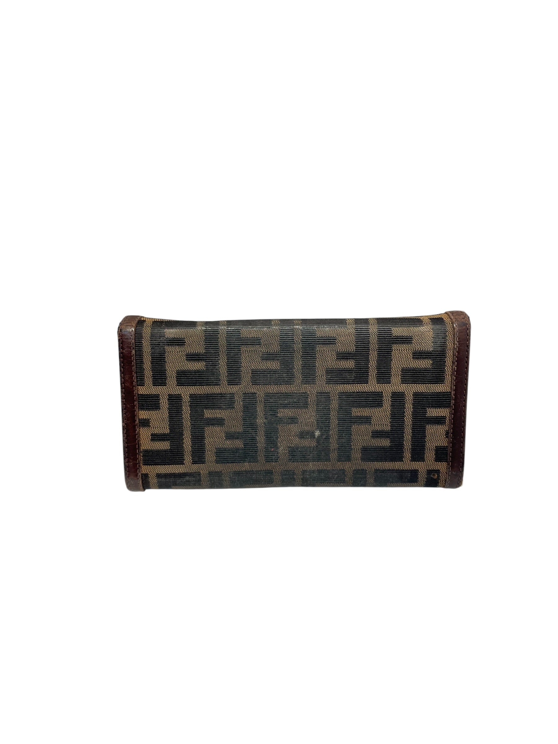 FENDI/Long Wallet/Monogram/Leather/BRW/L's/ view 2