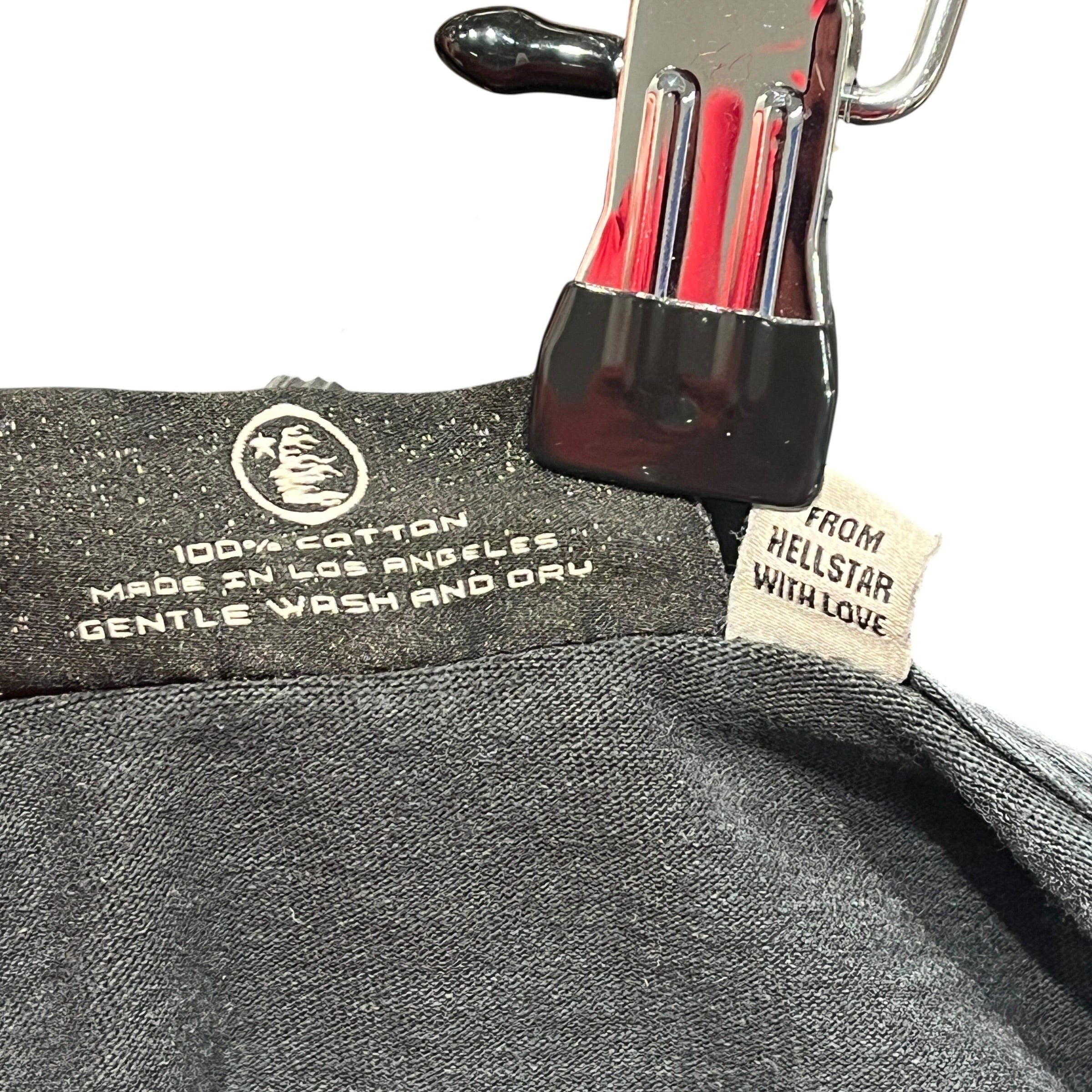 HELLSTAR/LS T-Shirt/S/Cotton/GRY/Graphic/DARK GRAY BLUE GRAPHIC ON LS view 4