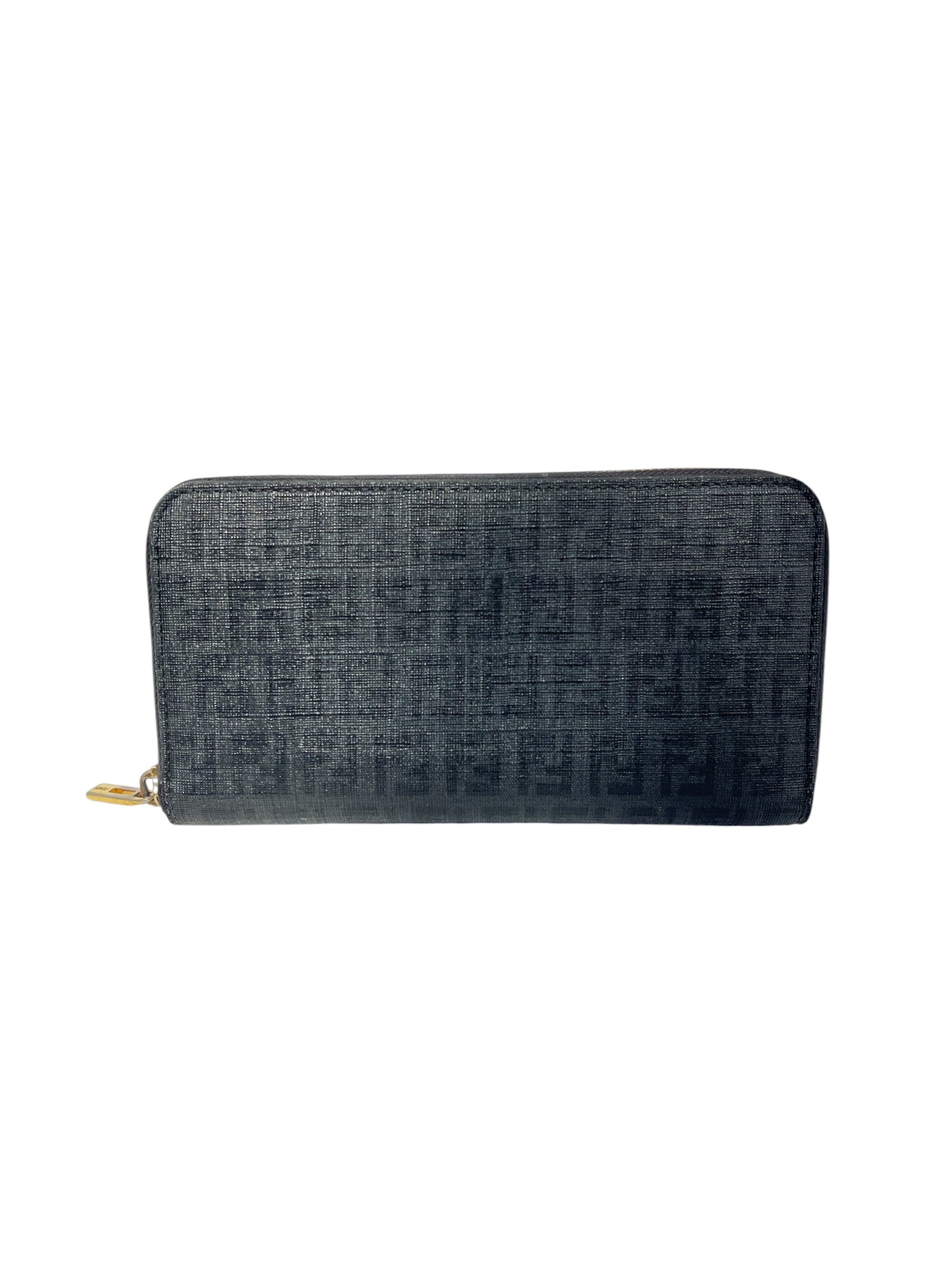 FENDI/Long Wallet/Monogram/Leather/BLK/L's/ZUCCHINO ZIP view 1