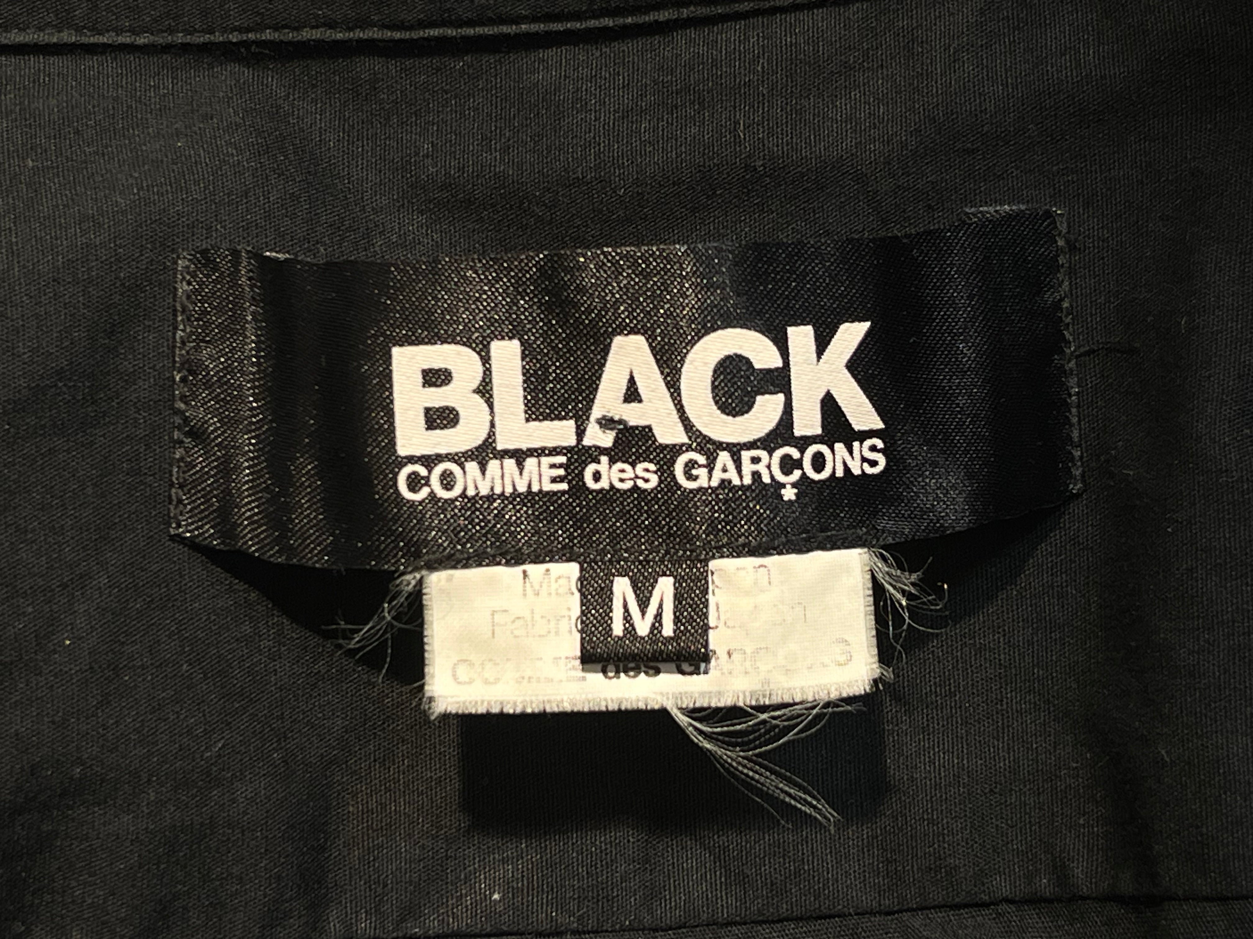 BLACK COMME des GARCONS/LS Shirt/M/Cotton/BLK/1g-b217 view 4