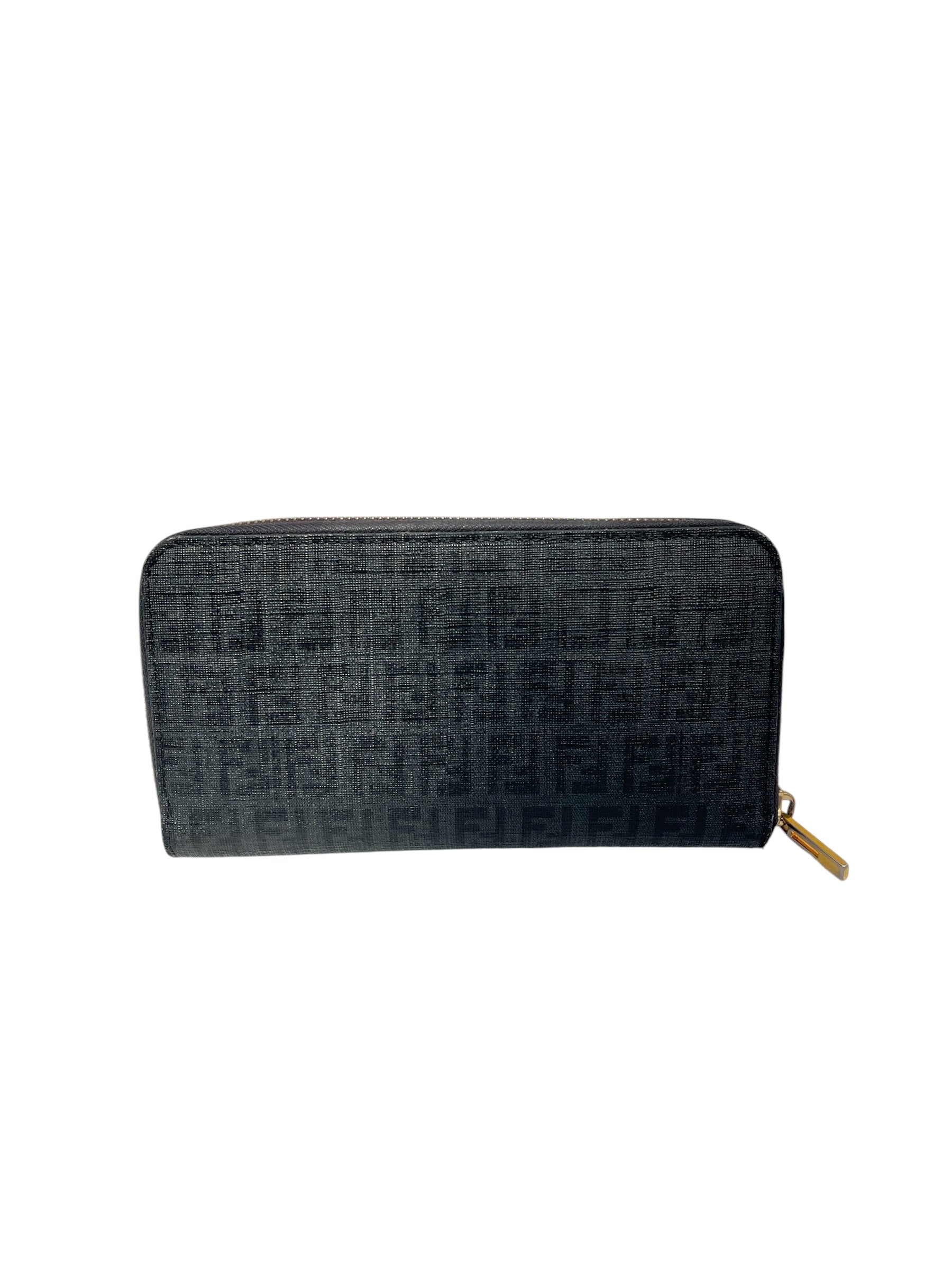 FENDI/Long Wallet/Monogram/Leather/BLK/L's/ZUCCHINO ZIP view 2