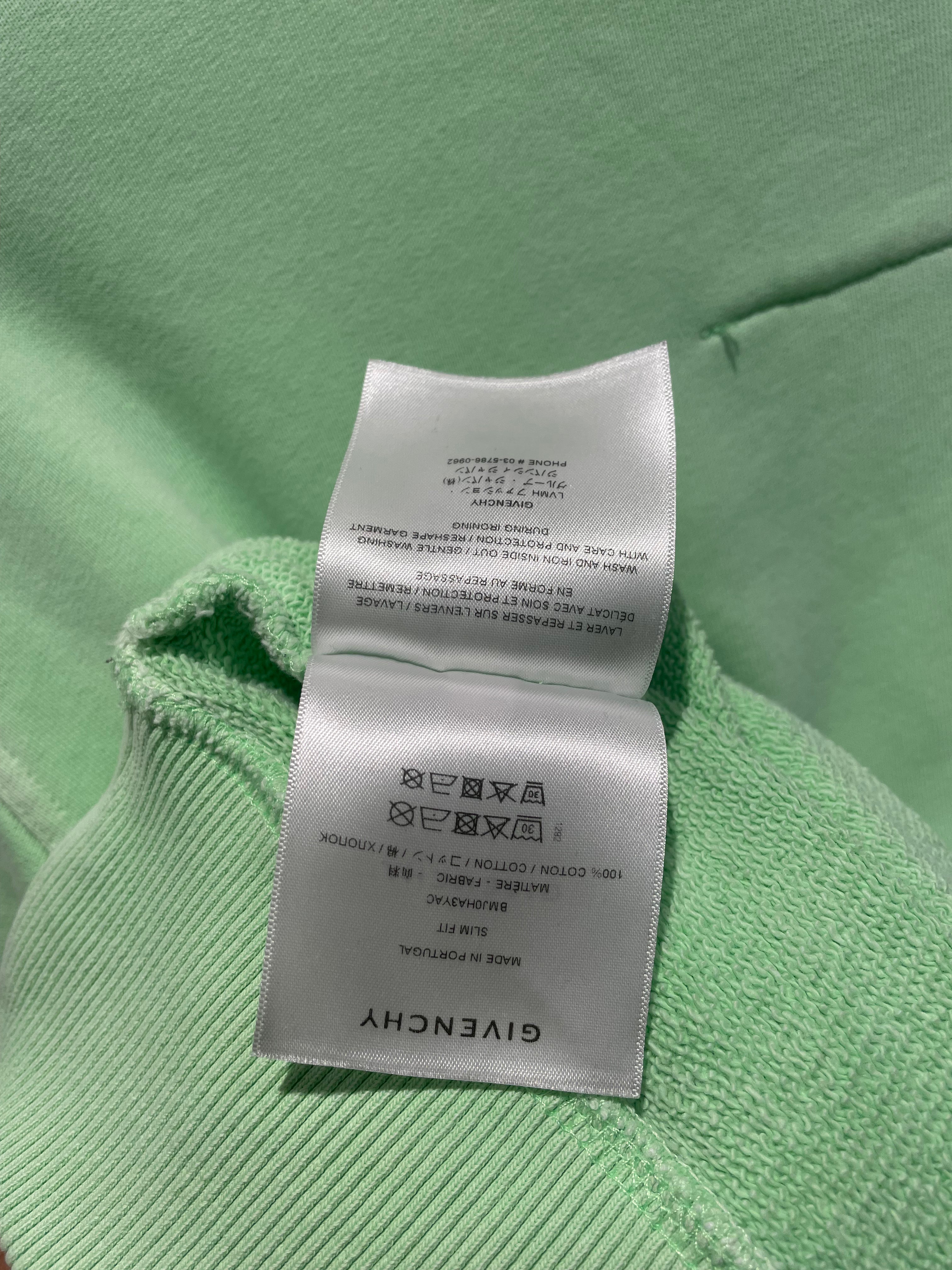 GIVENCHY/Sweatshirt/XL/Cotton/GRN/Givenchy Spellout Logo view 3