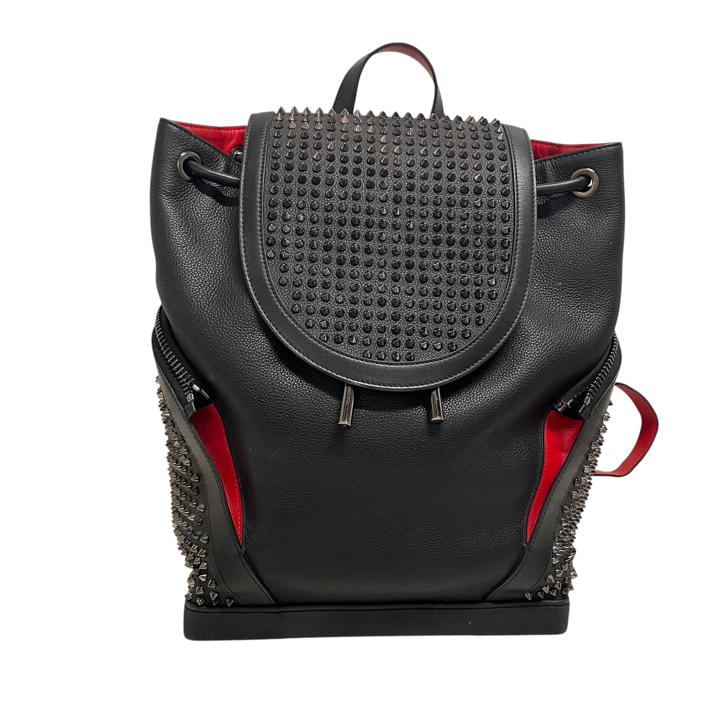 Christian Louboutin/Backpack/Leather/BLK/explorafunk spiked view 1