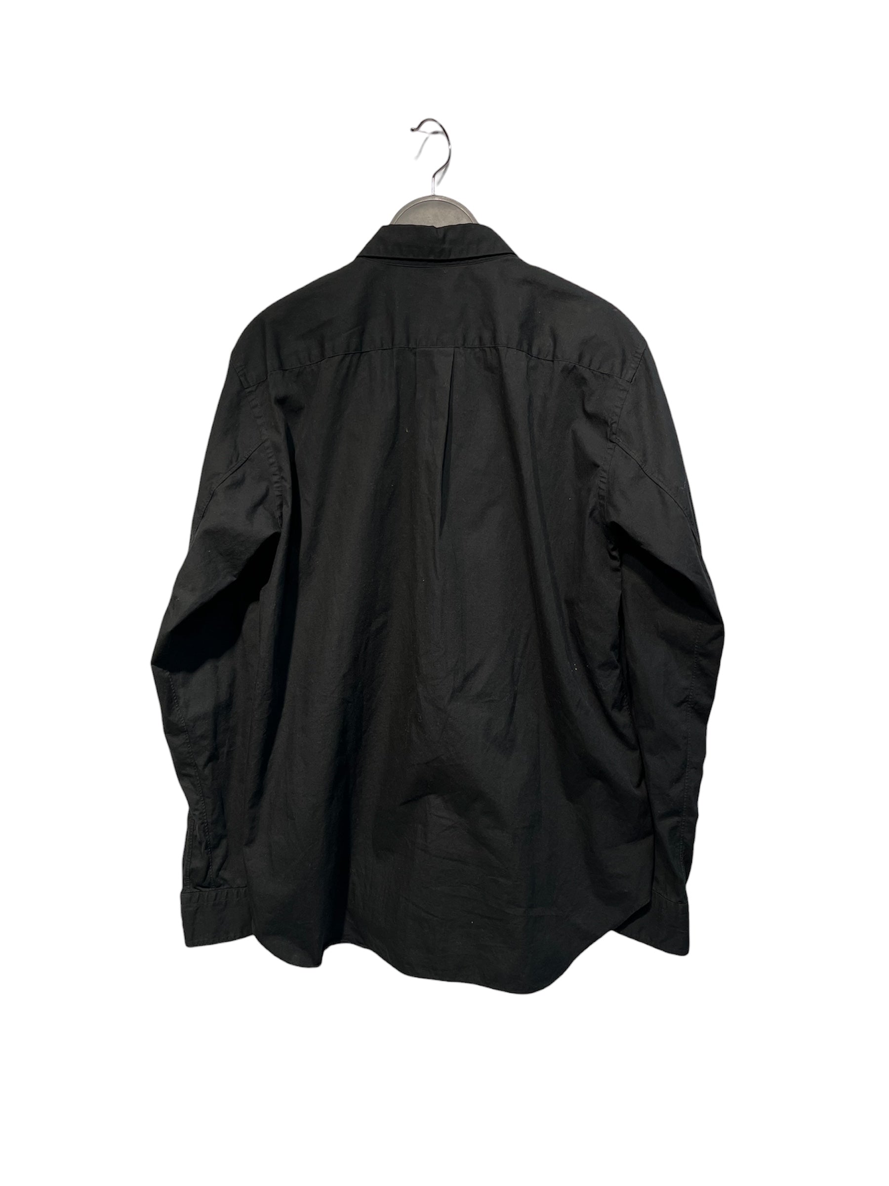 BLACK COMME des GARCONS/LS Shirt/M/Cotton/BLK/1g-b217 view 3