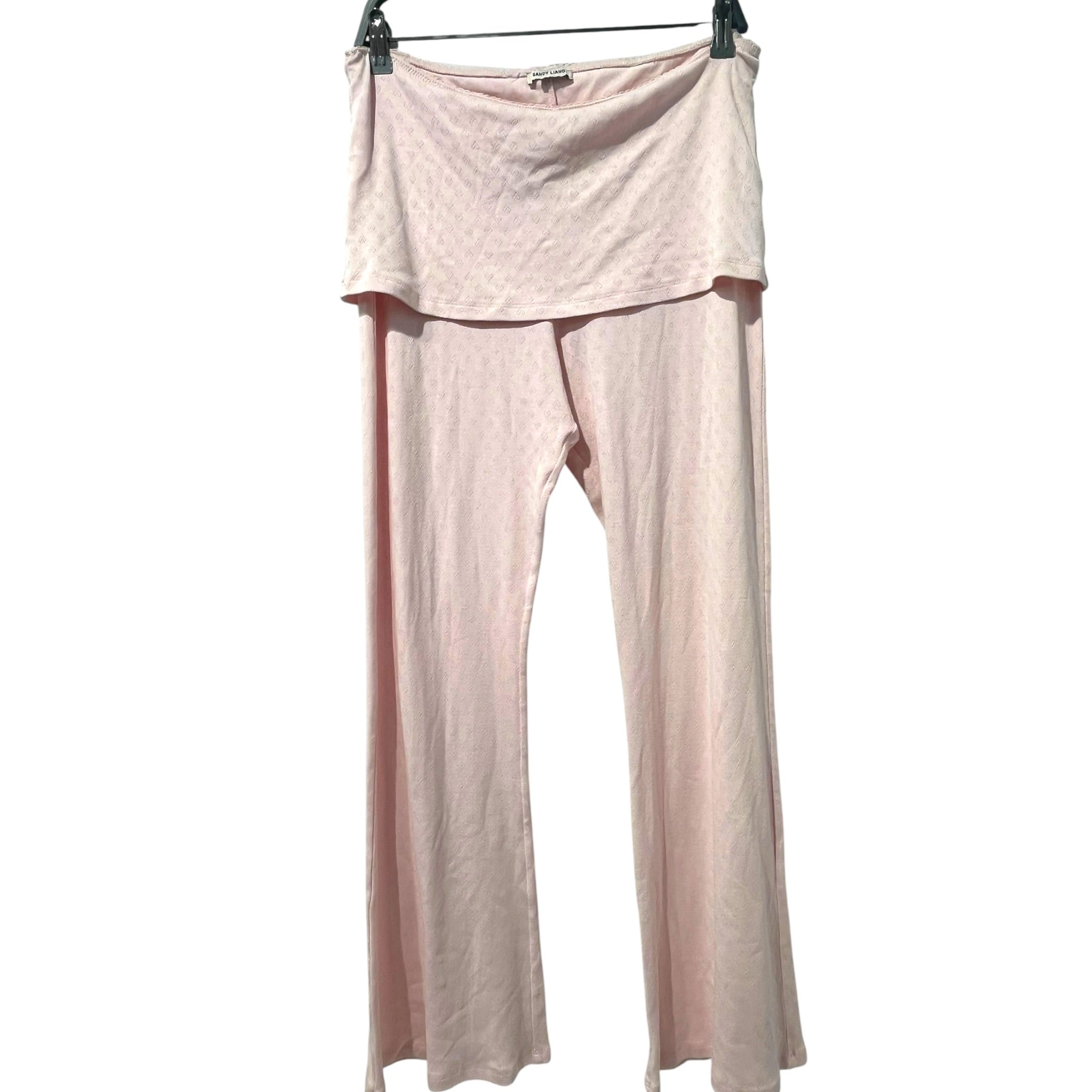 Sandy Liang/Bottoms/Cotton/PNK/FOLD OVER HEART APRON PANT view 1